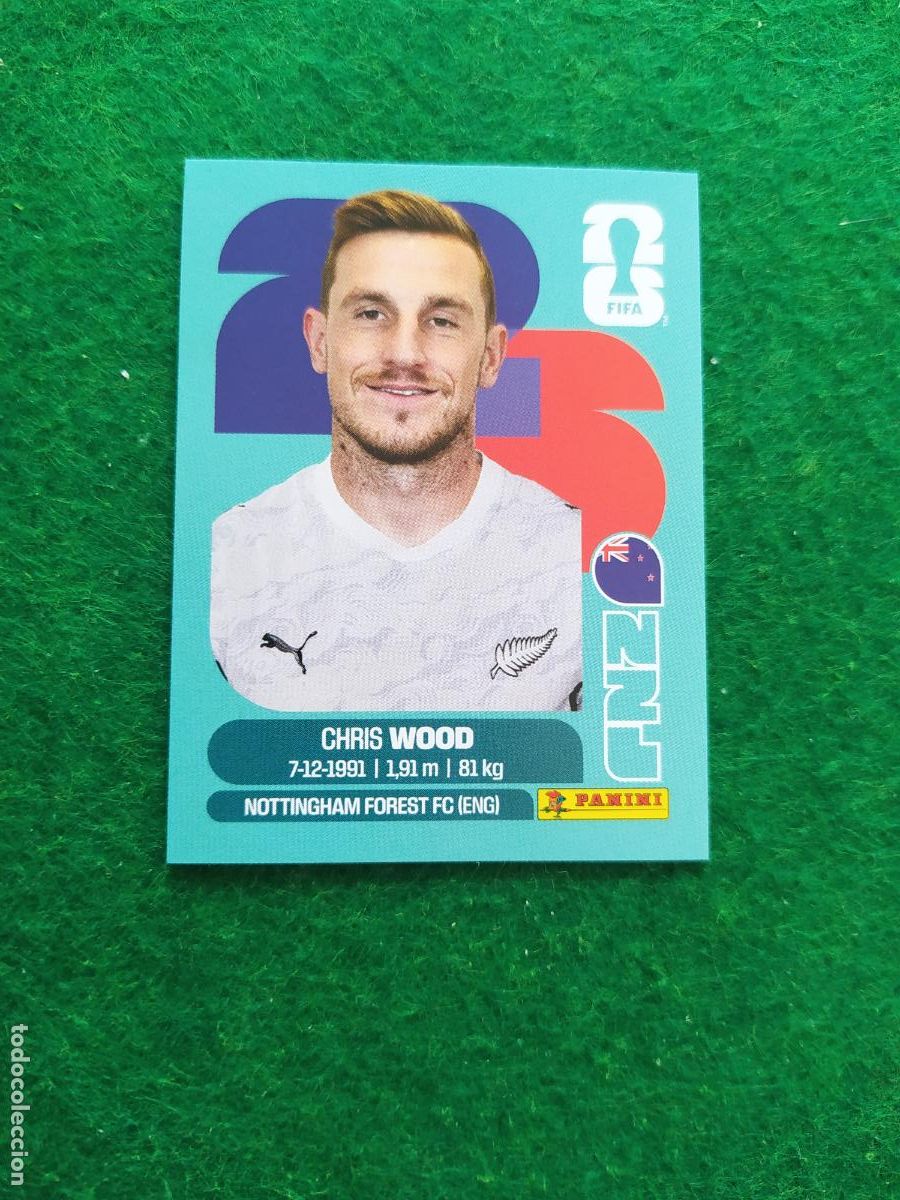 Cromos de F&uacute;tbol: OFFICIAL STICKER COLLECTION WORLD CUP MUNDIAL 2026 - NUEVA ZELANDA N&ordm; 17 WOOD