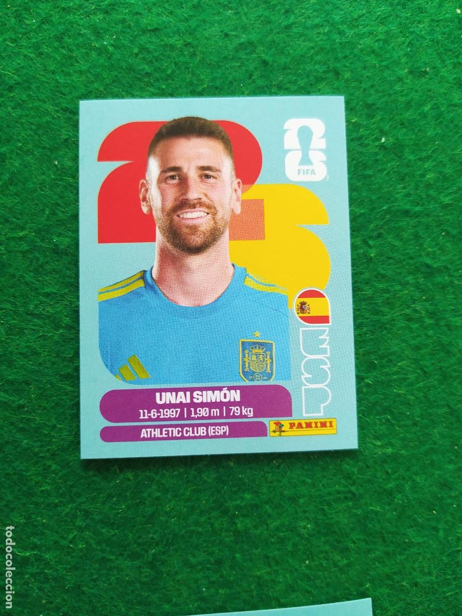 Cromos de F&uacute;tbol: OFFICIAL STICKER COLLECTION WORLD CUP MUNDIAL 2026 - ESPA&Ntilde;A N&ordm; 2 UNAI SIMON