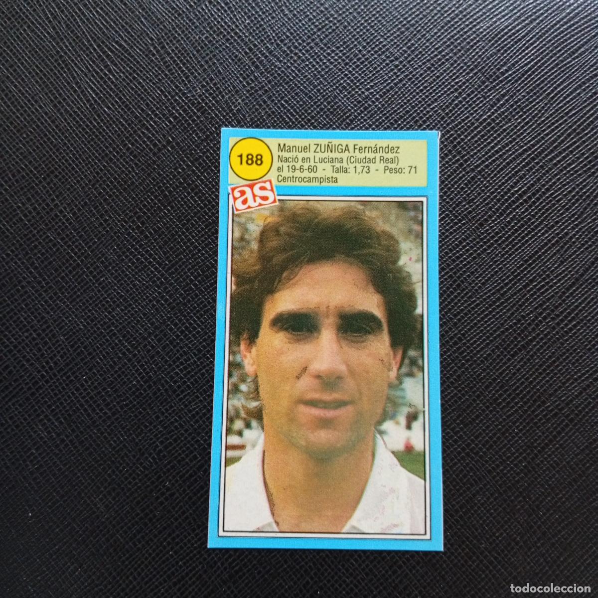Cromos de F&uacute;tbol: 188 ZU&Ntilde;IGA SEVILLA AS 1990 1991 CROMO FUTBOL LIGA 90 91 - SIN PEGAR - A135 PG271