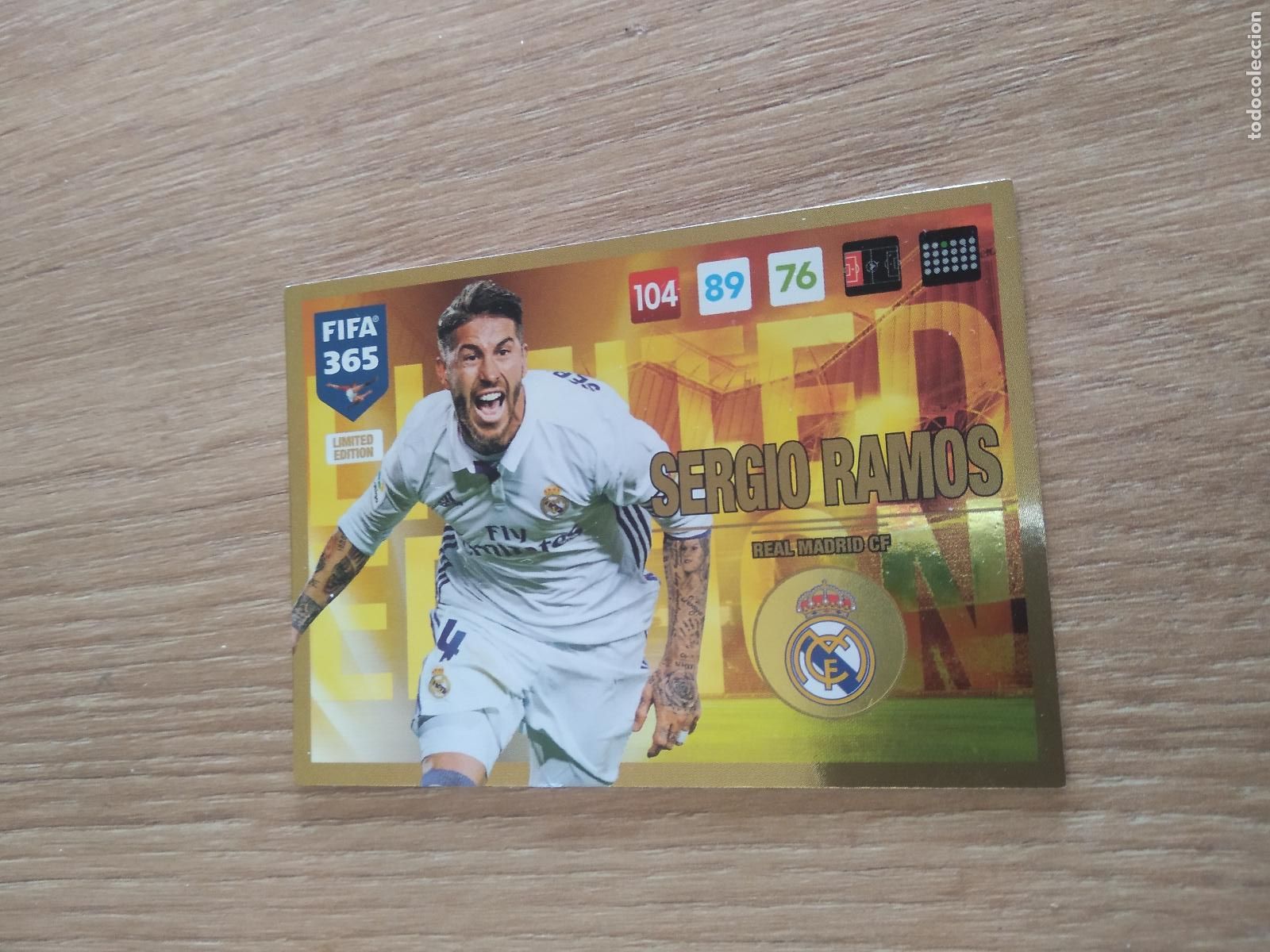 Cromos de F&uacute;tbol: RAMOS REAL MADRID EDICION LIMITADA CROMO FUTBOL PANINI ADRENALYN 16-17 FIFA 365 2016-2017