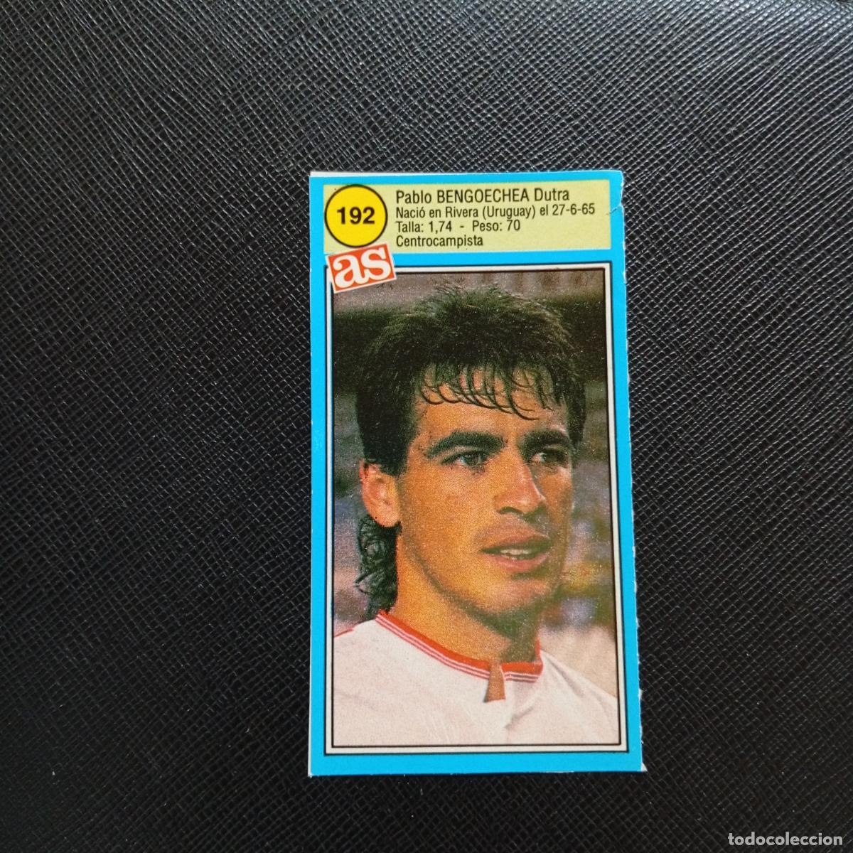Cromos de F&uacute;tbol: 192 BENGOECHEA SEVILLA AS 1990 1991 CROMO FUTBOL LIGA 90 91 - SIN PEGAR - A135 PG280
