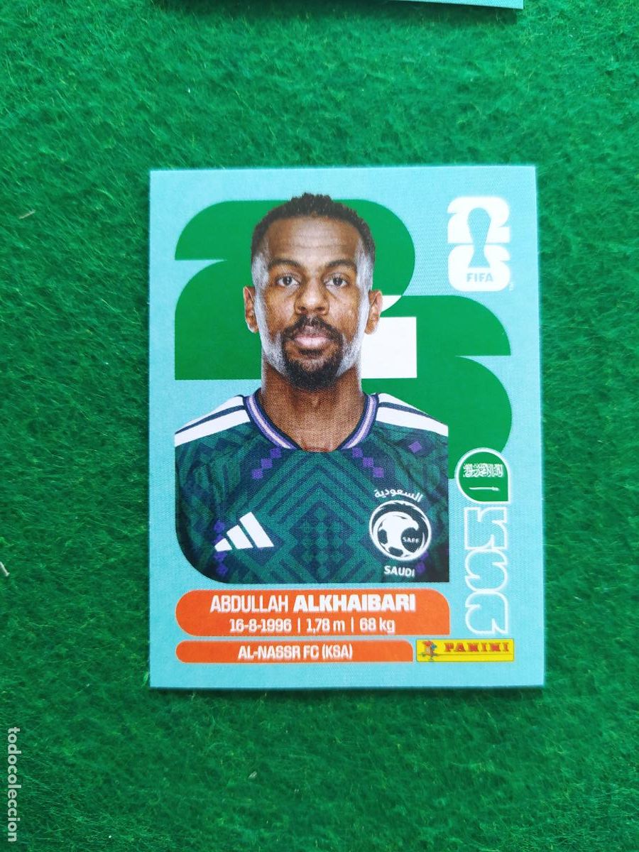 Cromos de F&uacute;tbol: OFFICIAL STICKER COLLECTION WORLD CUP MUNDIAL 2026 - ARABIA SAUDI N&ordm; 11 ALKHAIBARI