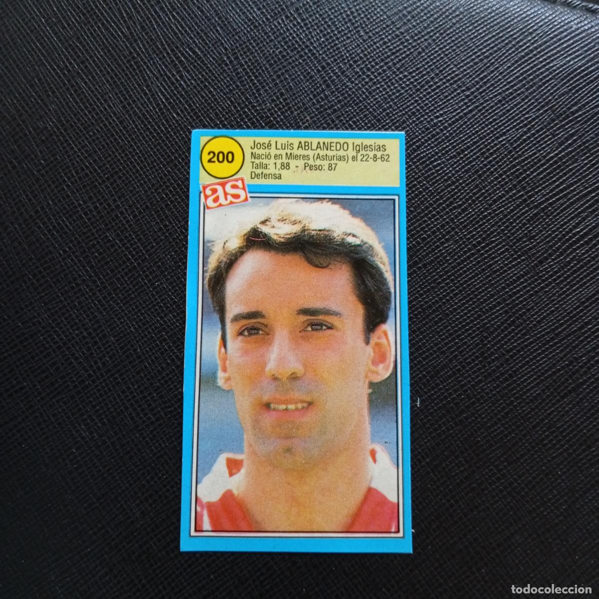 Cromos de F&uacute;tbol: 200 ABLANEDO SPORTING GIJON AS 1990 1991 CROMO FUTBOL LIGA 90 91 - SIN PEGAR - A135 PG298