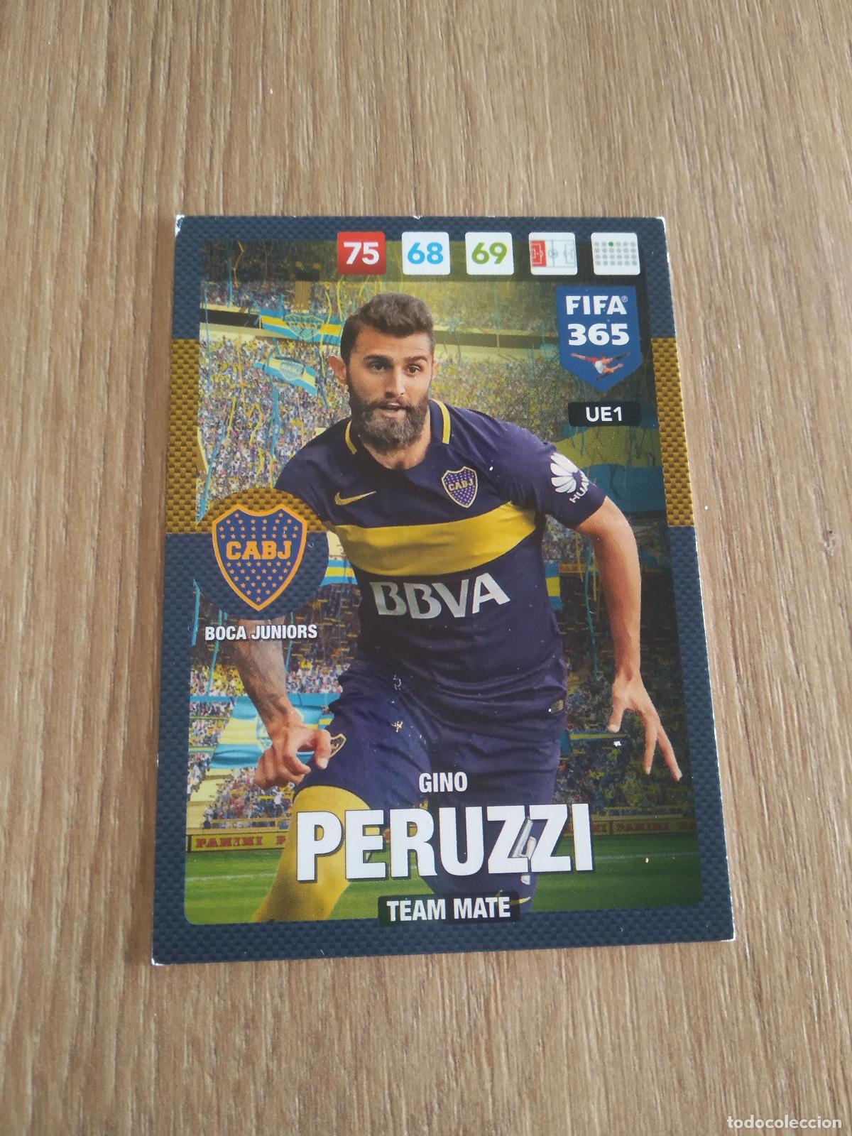 Cromos de F&uacute;tbol: UE1 PERUZZI BOCA JUNIORS CROMO FUTBOL PANINI ADRENALYN 16-17 FIFA 365 2016-2017