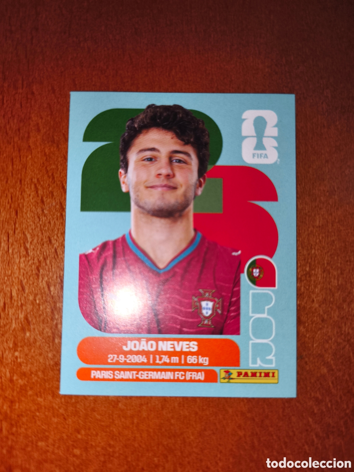 Cromos de F&uacute;tbol: POR14 Joao Neves POR 14 Fifa World Cup 2026 Portugal