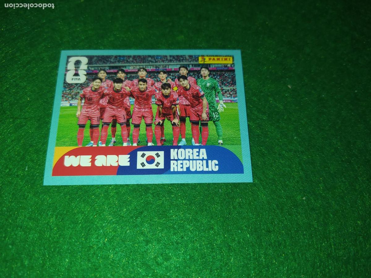 Cromos de F&uacute;tbol: OFFICIAL STICKER COLLECTION WORLD CUP MUNDIAL 2026 - COREA DEL SUR N&ordm; 13 ONCE INICIAL
