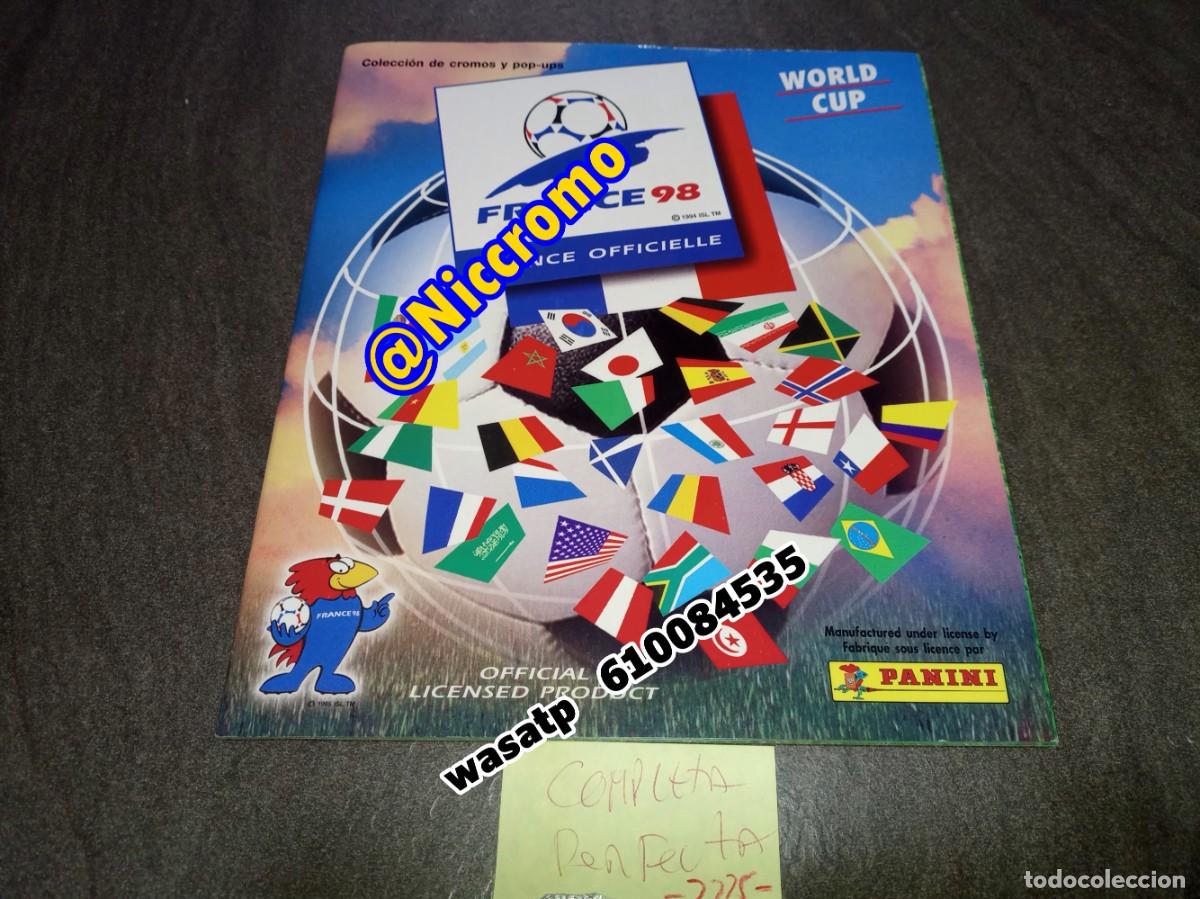 Cromos de F&uacute;tbol: mundial francia 98 panini world cup COMPLETO EXCELENTE ESTADO ver fotos niccromo france 1998