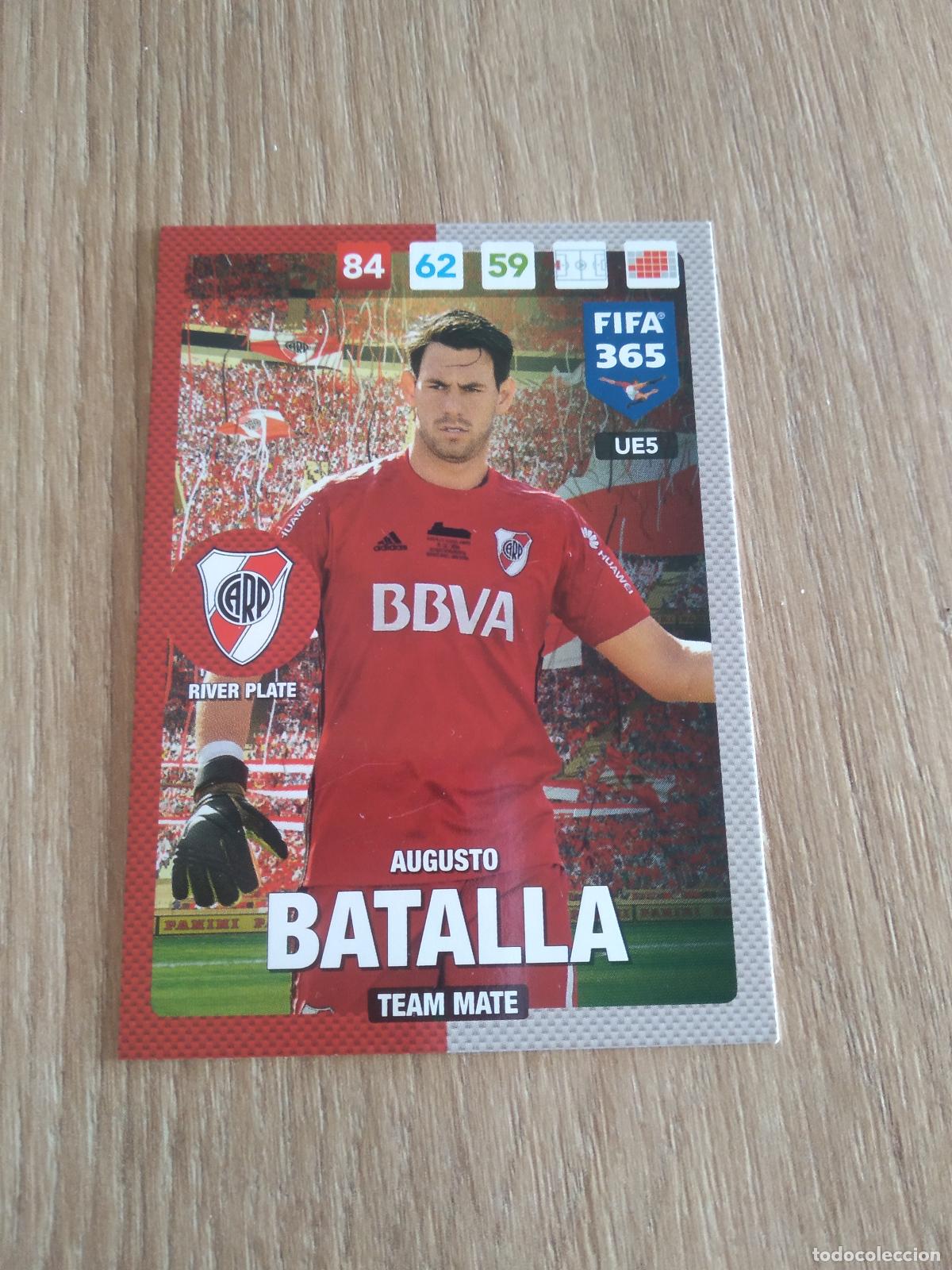 Cromos de F&uacute;tbol: UE5 AUGUSTO BATALLA RIVER PLATE CROMO FUTBOL PANINI ADRENALYN 16-17 FIFA 365 2016-2017