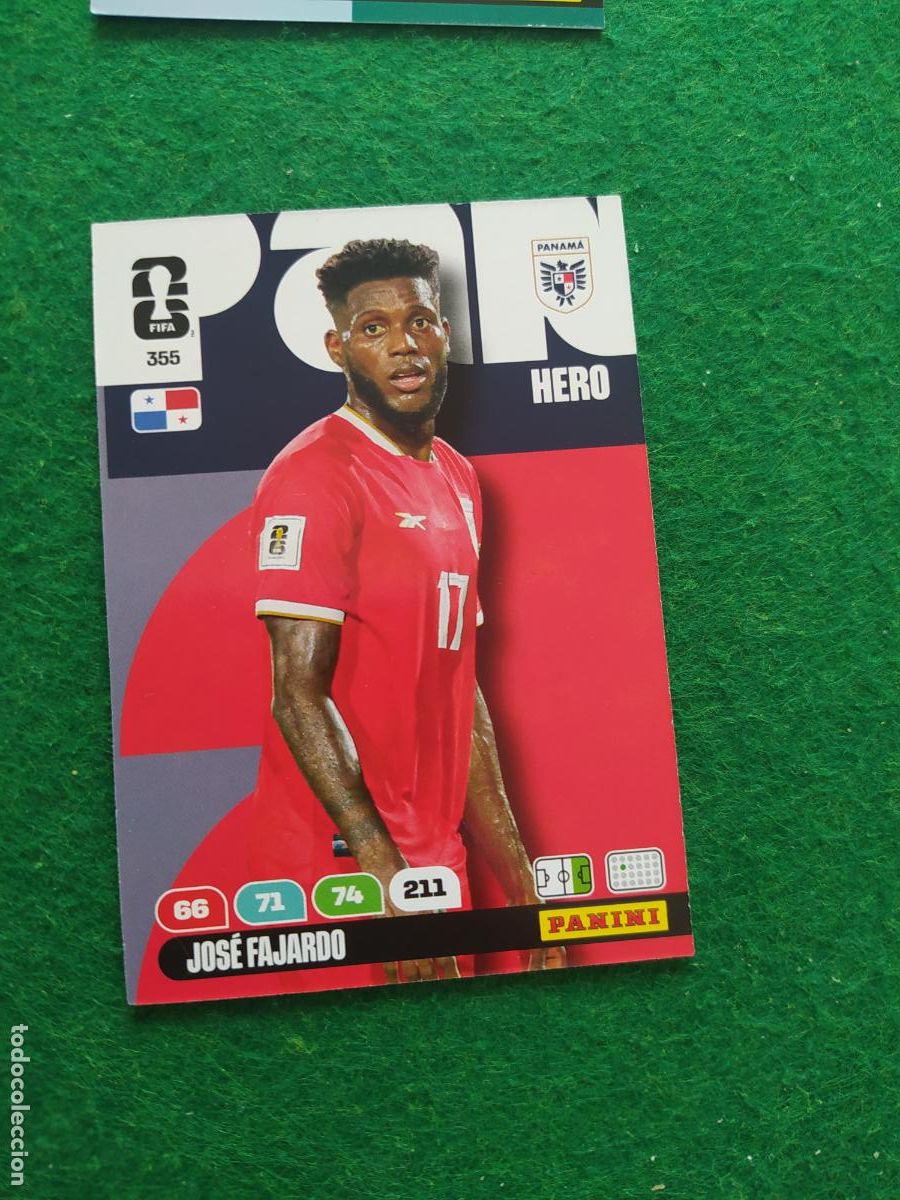 Cromos de F&uacute;tbol: ADRENALYN MUNDIAL 2026 HERO N&ordm; 355 FAJARDO PANAMA
