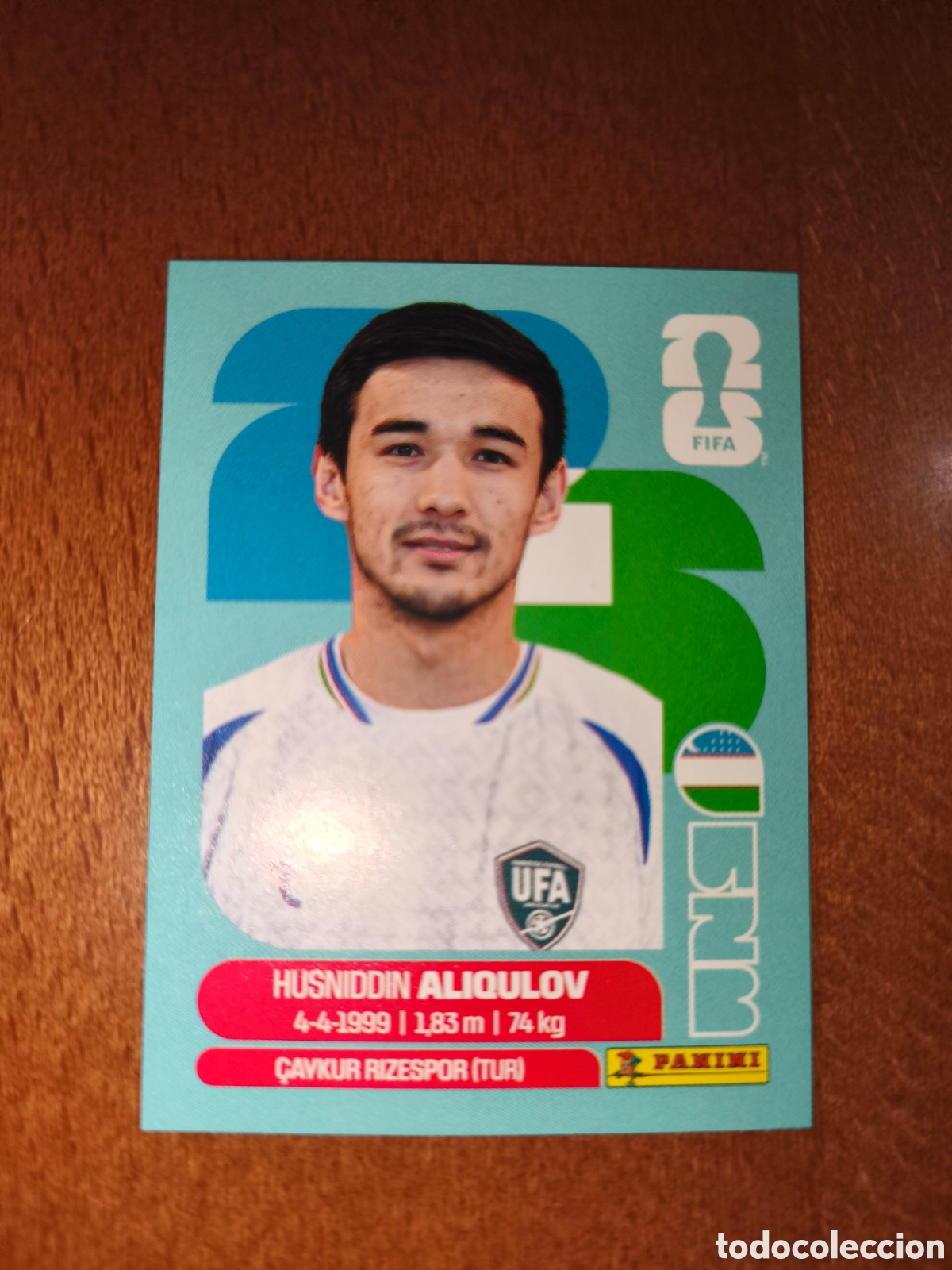 Cromos de F&uacute;tbol: UZB6 Husniddin Aliqulov UZB 6 Fifa World Cup 2026 Uzbekist&aacute;n