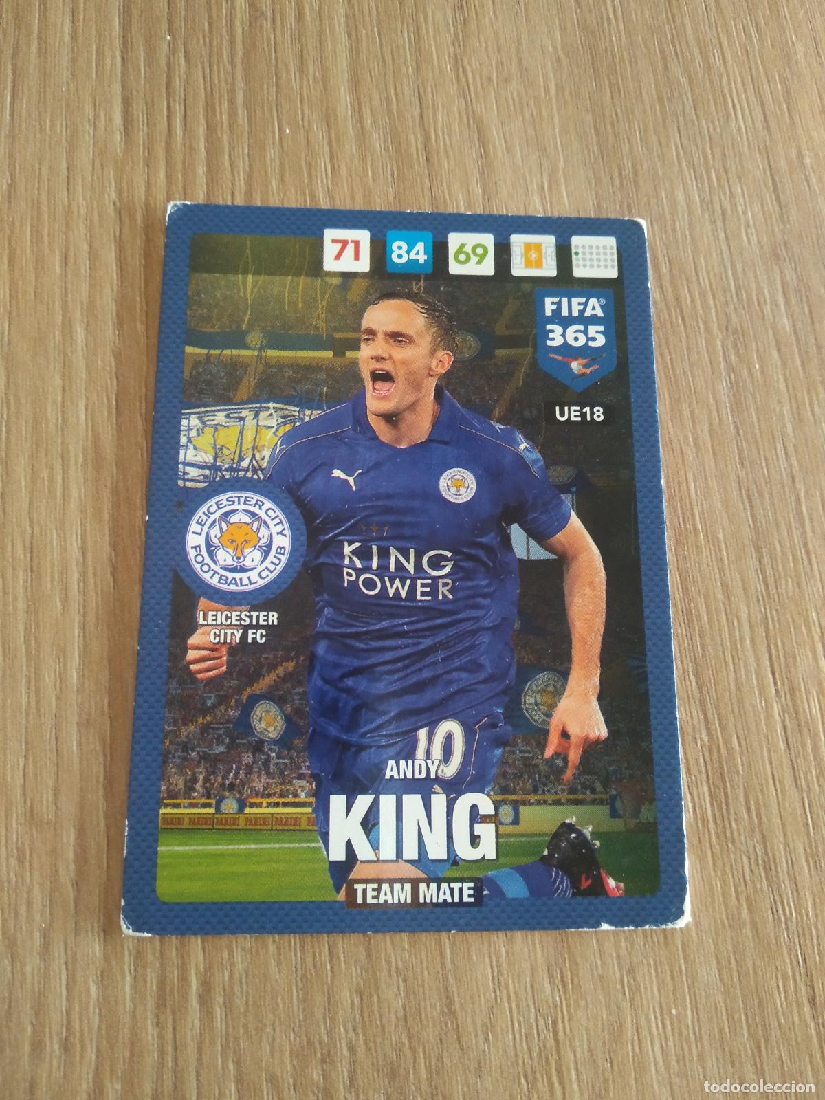 Cromos de F&uacute;tbol: UE18 ANDY KING LEICESTER CROMO FUTBOL PANINI ADRENALYN 16-17 FIFA 365 2016-2017