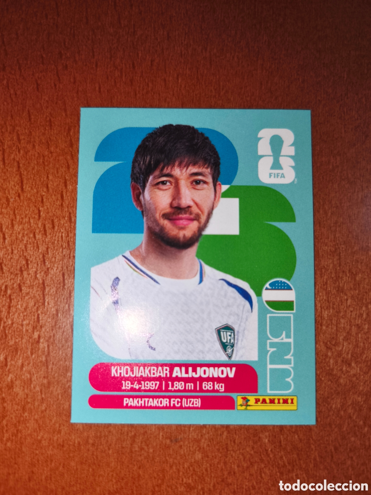 Cromos de F&uacute;tbol: UZB8 Khojiakbar Alijonov UZB 8 Fifa World Cup 2026 Uzbekist&aacute;n