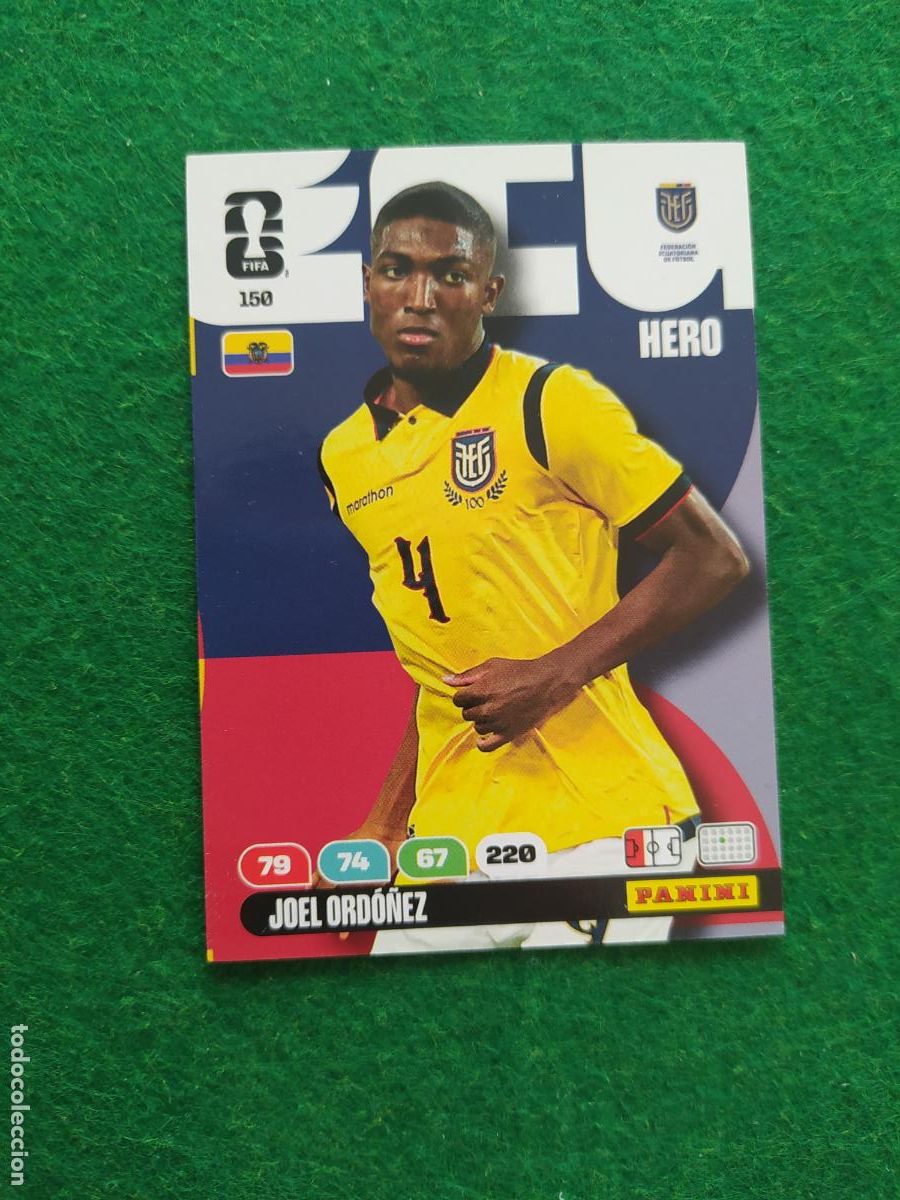 Cromos de F&uacute;tbol: ADRENALYN MUNDIAL 2026 HERO N&ordm; 150 ORDO&Ntilde;EZ ECUADOR
