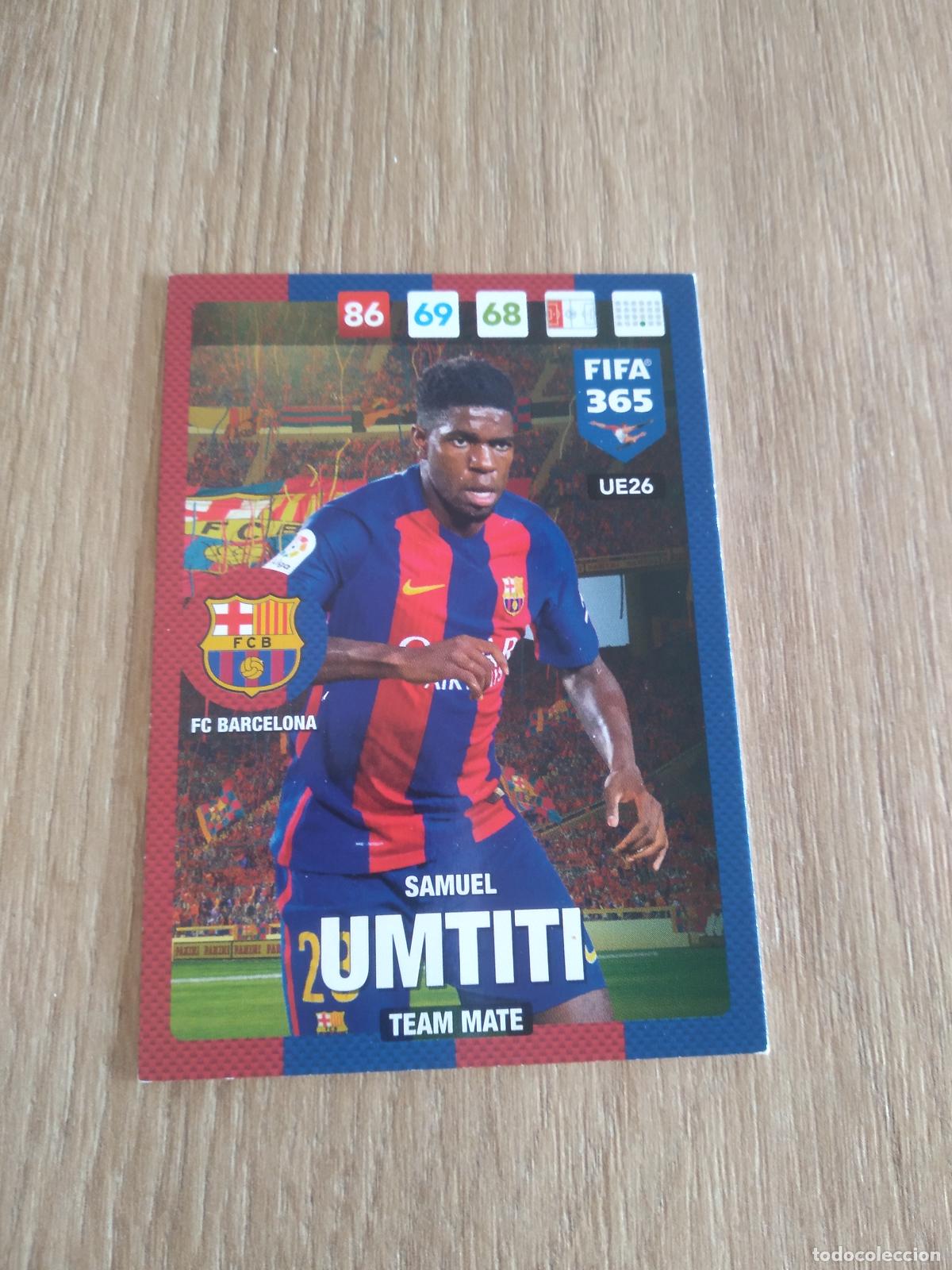 Cromos de F&uacute;tbol: UE26 UMTITI BARCELONA BAR&Ccedil;A CROMO FUTBOL PANINI ADRENALYN 16-17 FIFA 365 2016-2017