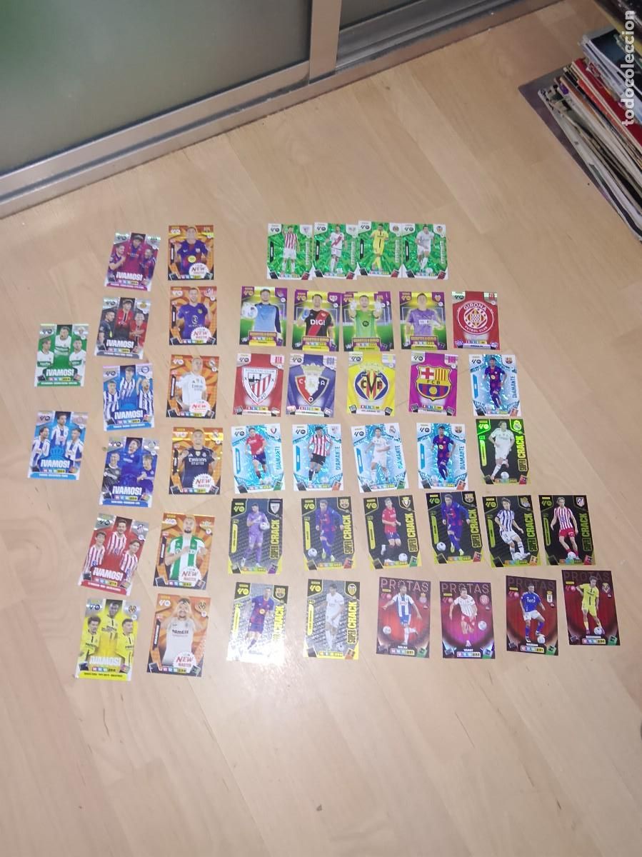 Cromos de F&uacute;tbol: Lote 300 cromos adrenalyn liga 2025/26