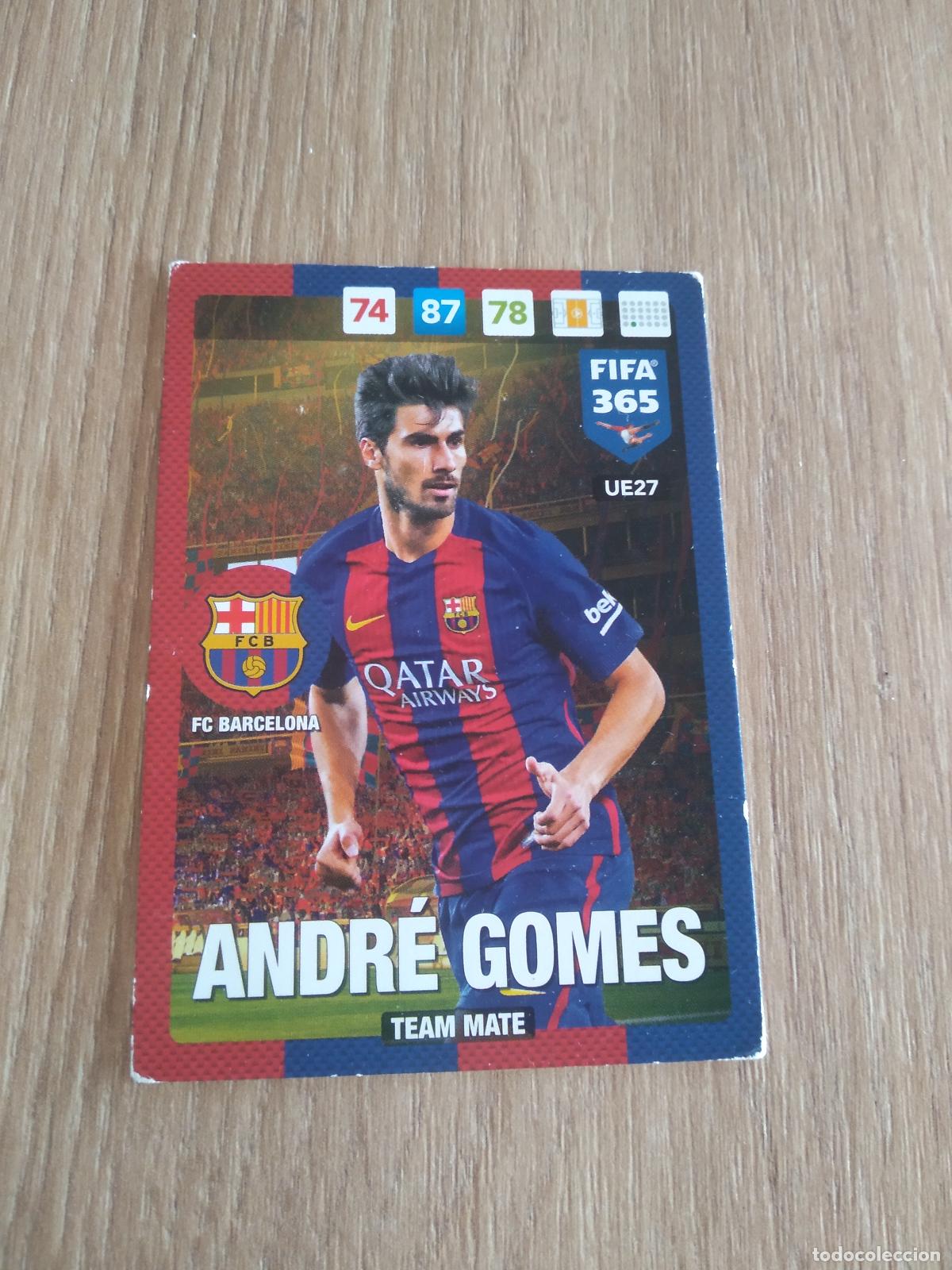 Cromos de F&uacute;tbol: UE27 ANDRE GOMES BARCELONA BAR&Ccedil;A CROMO FUTBOL PANINI ADRENALYN 16-17 FIFA 365 2016-2017