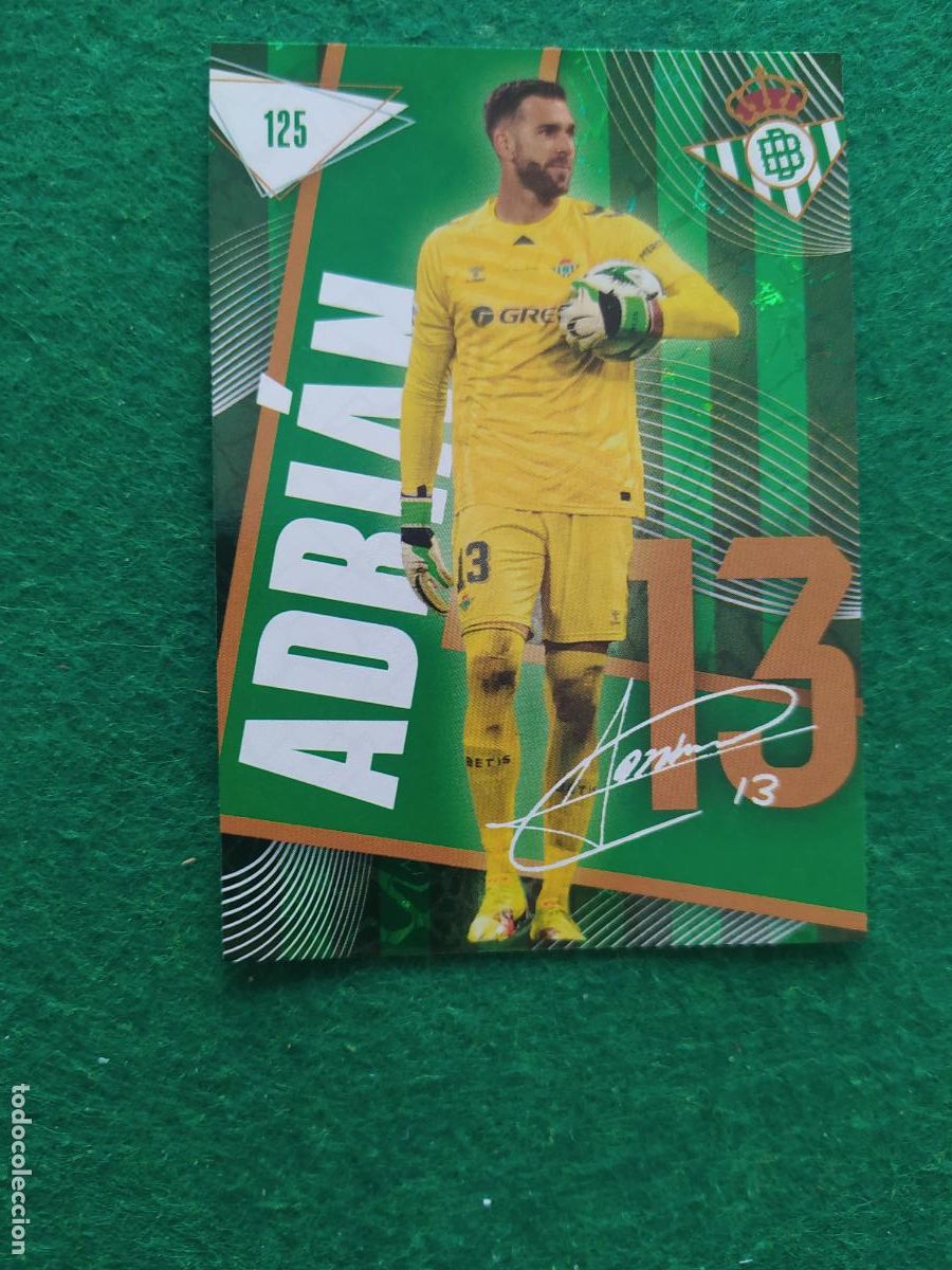 Cromos de F&uacute;tbol: BETIS CARDS 2025 2026 N&ordm; 125 ADRIAN