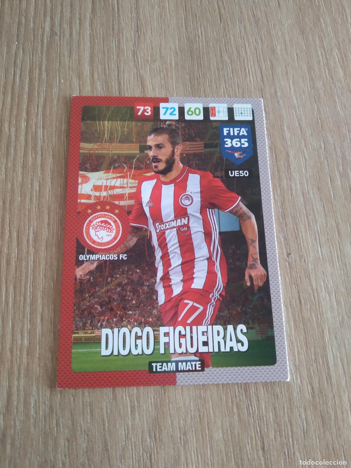 Cromos de F&uacute;tbol: UE50 DIOGO FIGUEIRAS OLYMPIACOS CROMO FUTBOL PANINI ADRENALYN 16-17 FIFA 365 2016-2017
