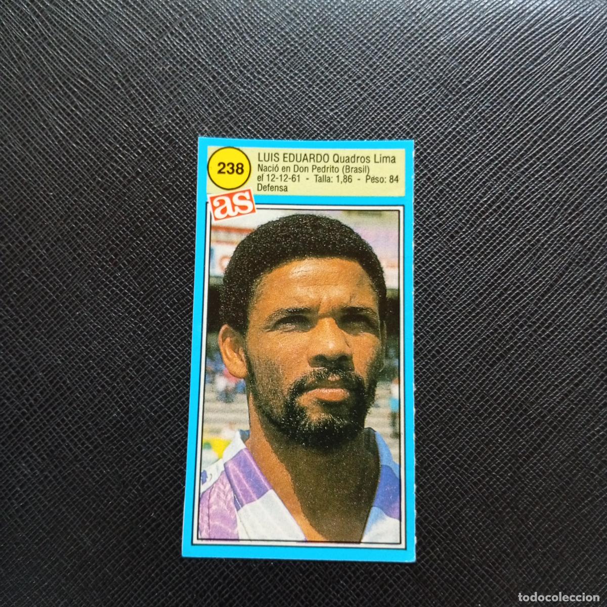 Cromos de F&uacute;tbol: 238 LUSI EDUARDO VALLADOLID AS 1990 1991 CROMO FUTBOL LIGA 90 91 - SIN PEGAR - A135 PG307