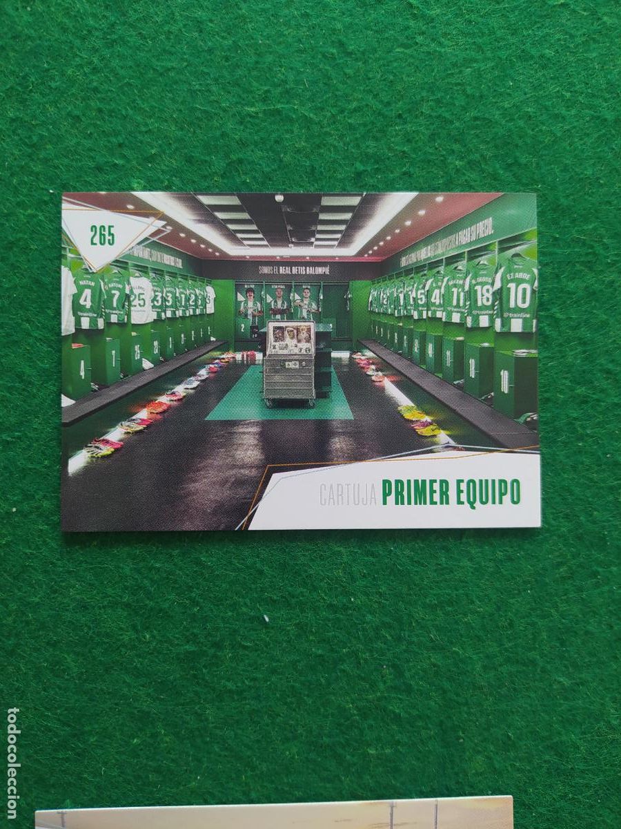 Cromos de Futebol: BETIS CARDS 2025 2026 N&ordm; 265 CARTUJA PRIMER EQUIPO