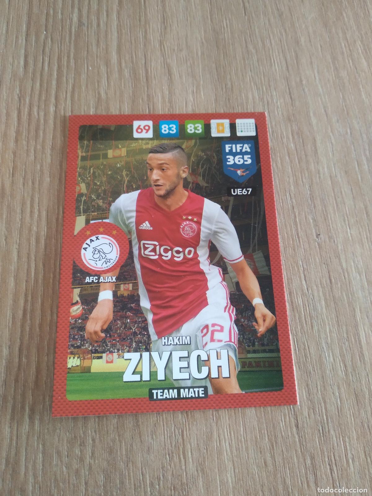 Cromos de Futebol: UE67 HAKIM ZIYECH AJAX CROMO FUTBOL PANINI ADRENALYN 16-17 FIFA 365 2016-2017