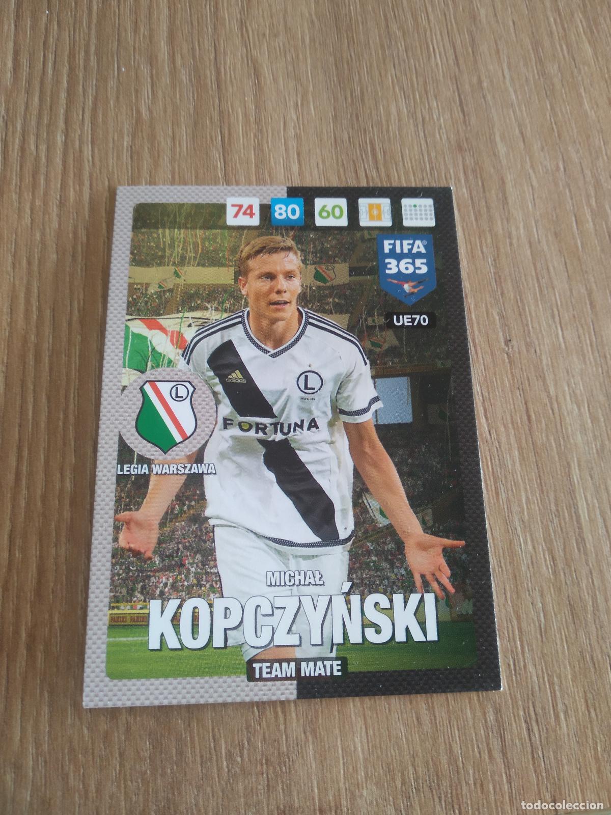 Cromos de Futebol: UE70 KOPCZYNSKI LEGIA WARSZAWA CROMO FUTBOL PANINI ADRENALYN 16-17 FIFA 365 2016-2017