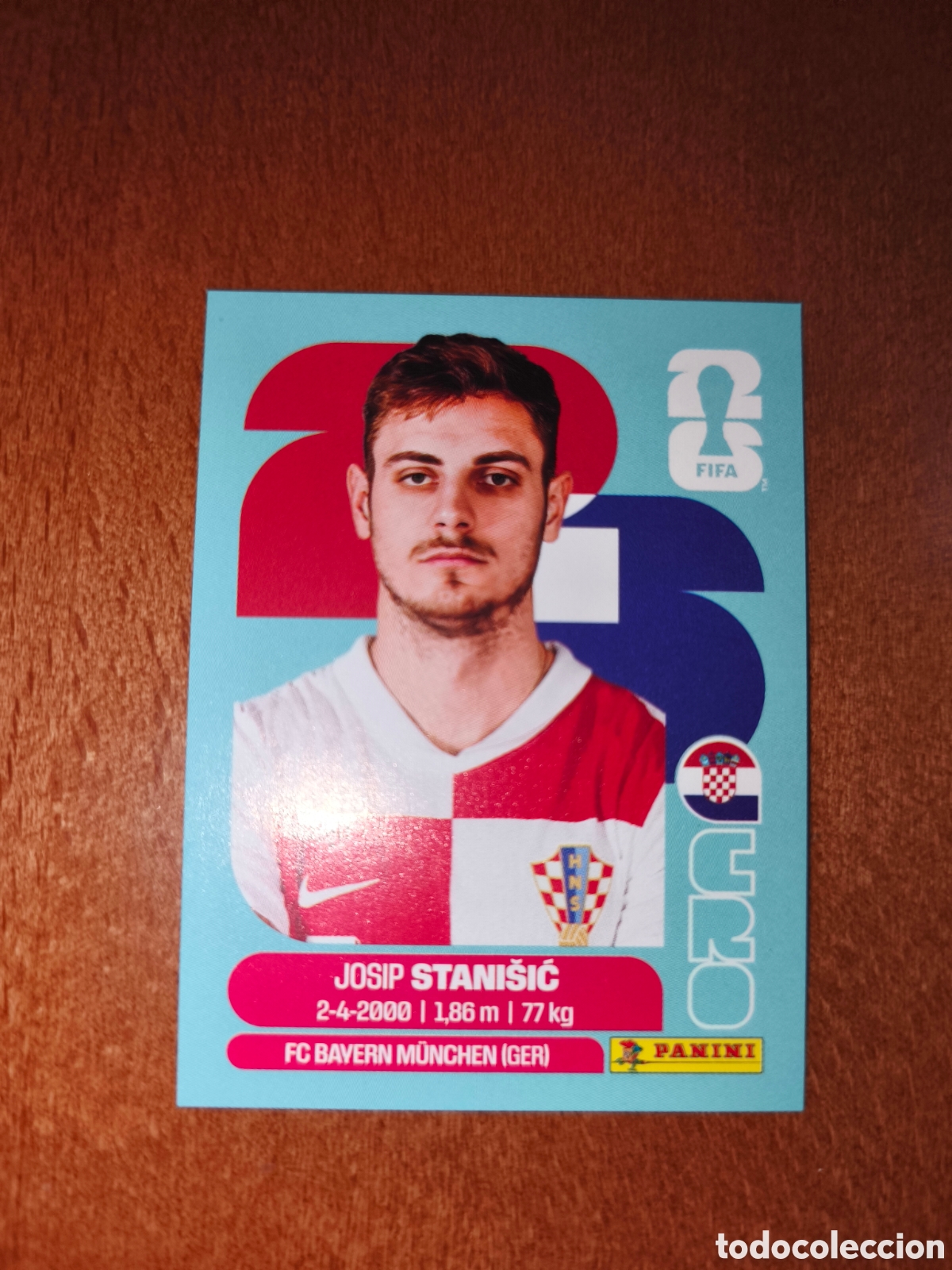 Figurine di Calcio: CRO5 Josip Stanisic CRO 5 Fifa World Cup 2026 Croacia