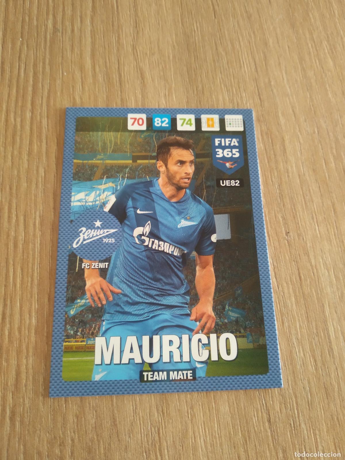 Figurine di Calcio: UE82 MAURICIO ZENIT CROMO FUTBOL PANINI ADRENALYN 16-17 FIFA 365 2016-2017