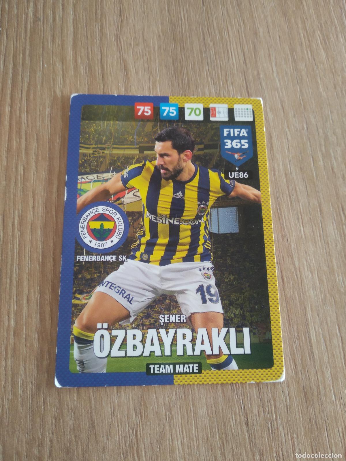 Cromos de Futebol: UE86 OZBAYRAKLI FENERBAH&Ccedil;E CROMO FUTBOL PANINI ADRENALYN 16-17 FIFA 365 2016-2017