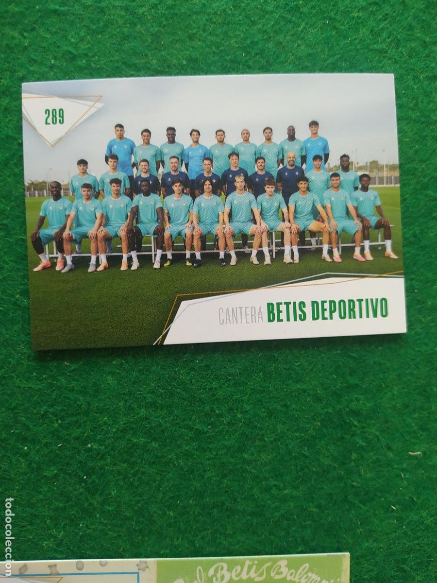 Cromos de F&uacute;tbol: BETIS CARDS 2025 2026 N&ordm; 289 BETIS DEPORTIVO