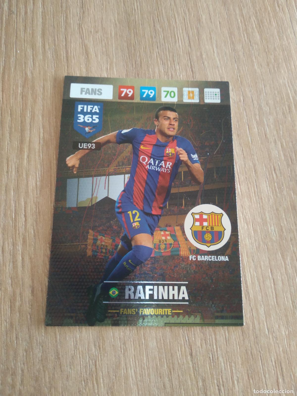 Cromos de F&uacute;tbol: UE93 RAFINHA BARCELONA BAR&Ccedil;A CROMO FUTBOL PANINI ADRENALYN 16-17 FIFA 365 2016-2017