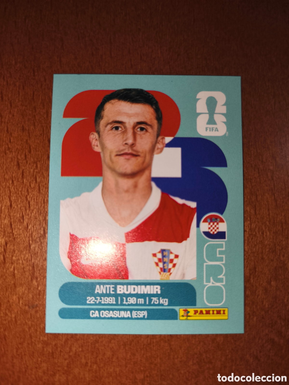 Cromos de F&uacute;tbol: CRO18 Ante Budimir CRO 18 Fifa World Cup 2026 Croacia