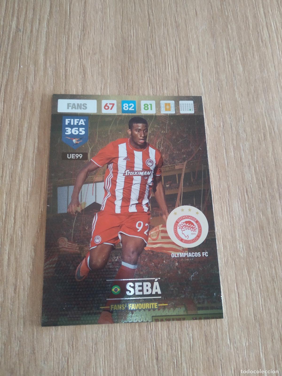 Cromos de F&uacute;tbol: UE99 SEBA OLYMPIACOS CROMO FUTBOL PANINI ADRENALYN 16-17 FIFA 365 2016-2017