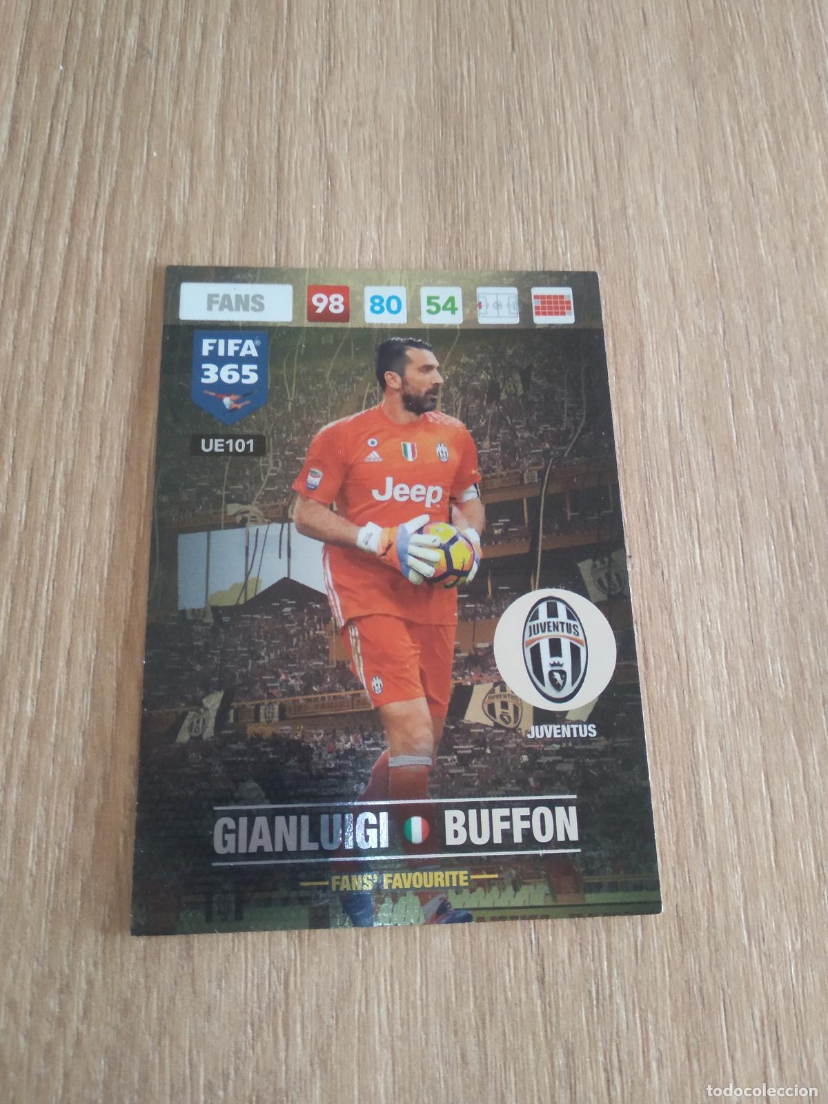 Cromos de F&uacute;tbol: UE101 BUFFON JUVENTUS CROMO FUTBOL PANINI ADRENALYN 16-17 FIFA 365 2016-2017