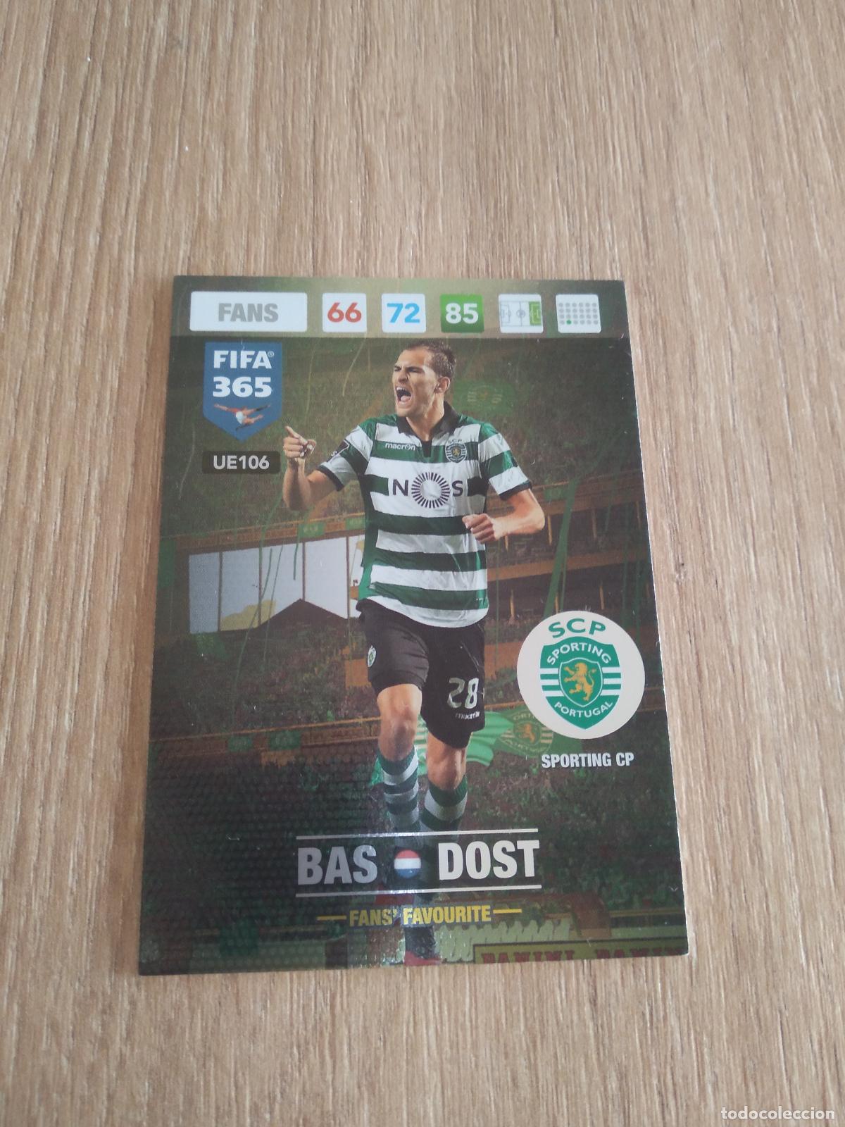 Cromos de F&uacute;tbol: UE106 BAS DOST SPORTING PORTUGAL CROMO FUTBOL PANINI ADRENALYN 16-17 FIFA 365 2016-2017