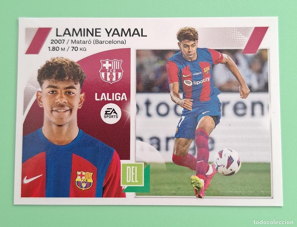 Cromos de F&uacute;tbol: CROMO LIGA ESTE LAMINE YAMAL 19 BIS BARCELONA ROOKIE COLOCA NUNCA PEGADO SIN PEGAR 23 24 2023 2024