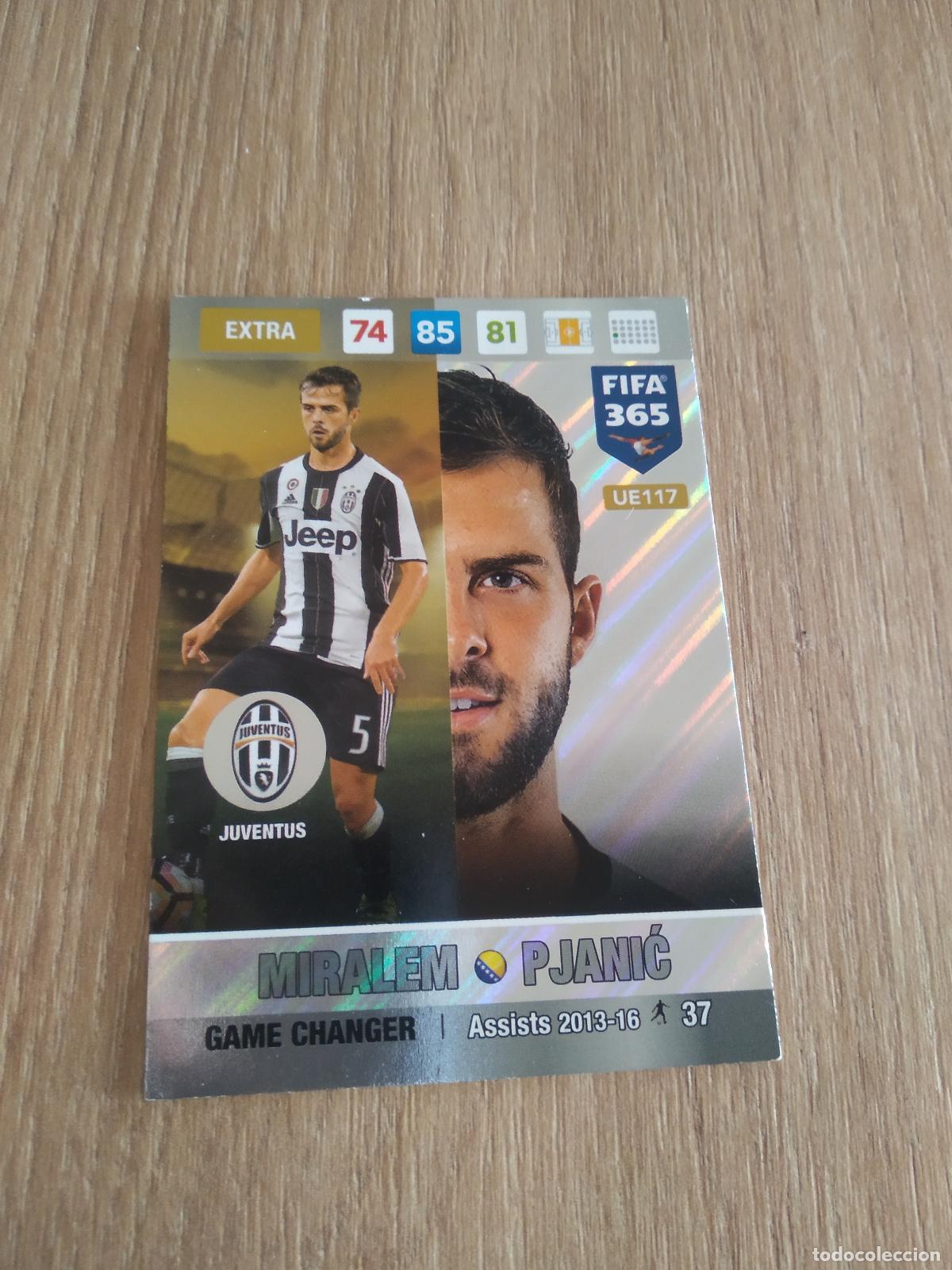 Cromos de F&uacute;tbol: UE117 PJANIC JUVENTUS TURIN CROMO FUTBOL PANINI ADRENALYN 16-17 FIFA 365 2016-2017