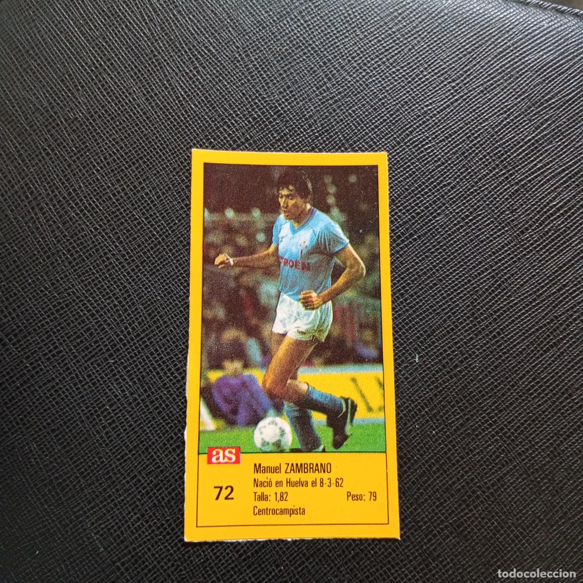 Figurine di Calcio: 72 ZAMBRANO CELTA AS 1987 1988 CROMO FUTBOL LIGA 87 88 - SIN PEGAR - A135 PG343