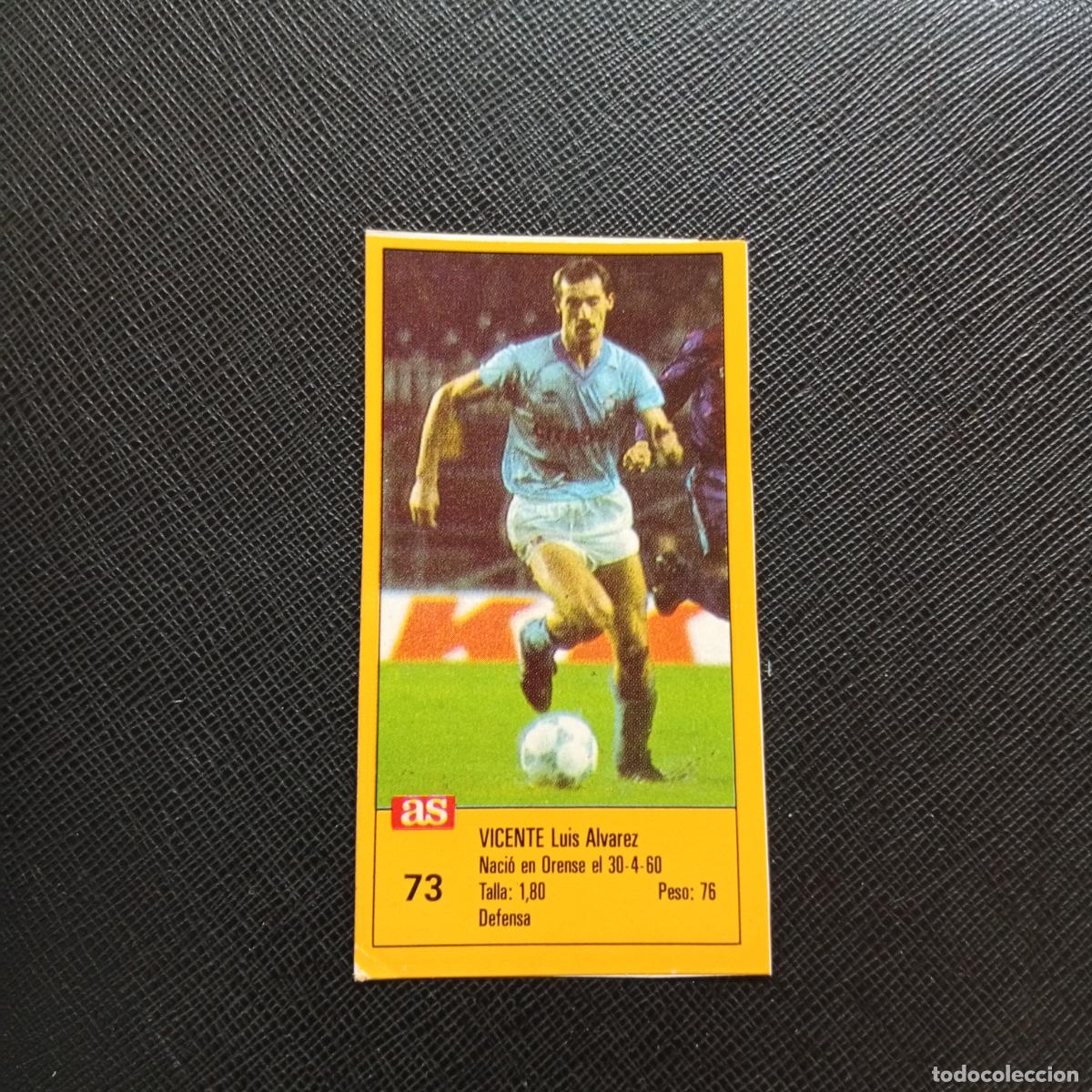 Cromos de F&uacute;tbol: 73 VICENTE CELTA AS 1987 1988 CROMO FUTBOL LIGA 87 88 - SIN PEGAR - A135 PG352