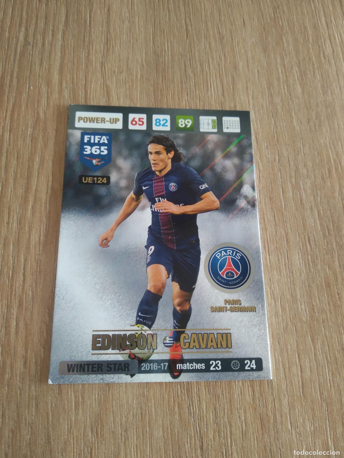 Cromos de F&uacute;tbol: UE124 CAVANI PARIS SAINT GERMAIN PSG CROMO FUTBOL PANINI ADRENALYN 16-17 FIFA 365 2016-2017