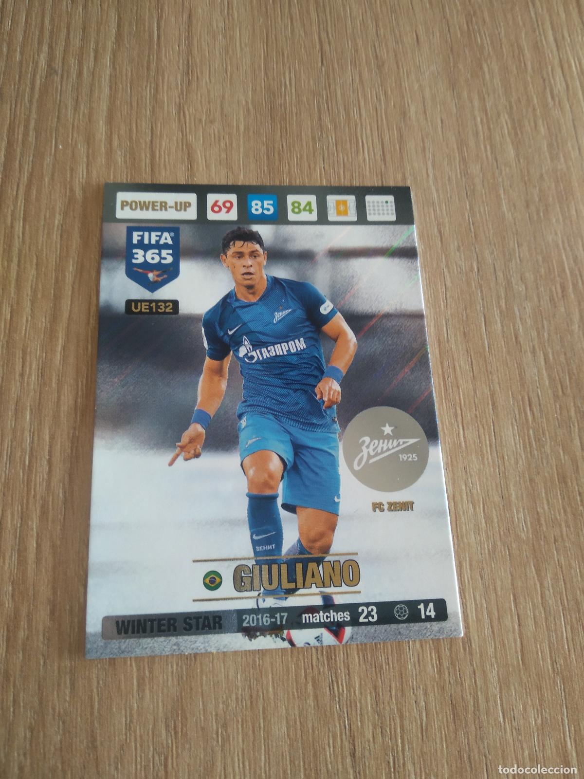 Cromos de F&uacute;tbol: UE132 GIULIANO ZENIT CROMO FUTBOL PANINI ADRENALYN 16-17 FIFA 365 2016-2017