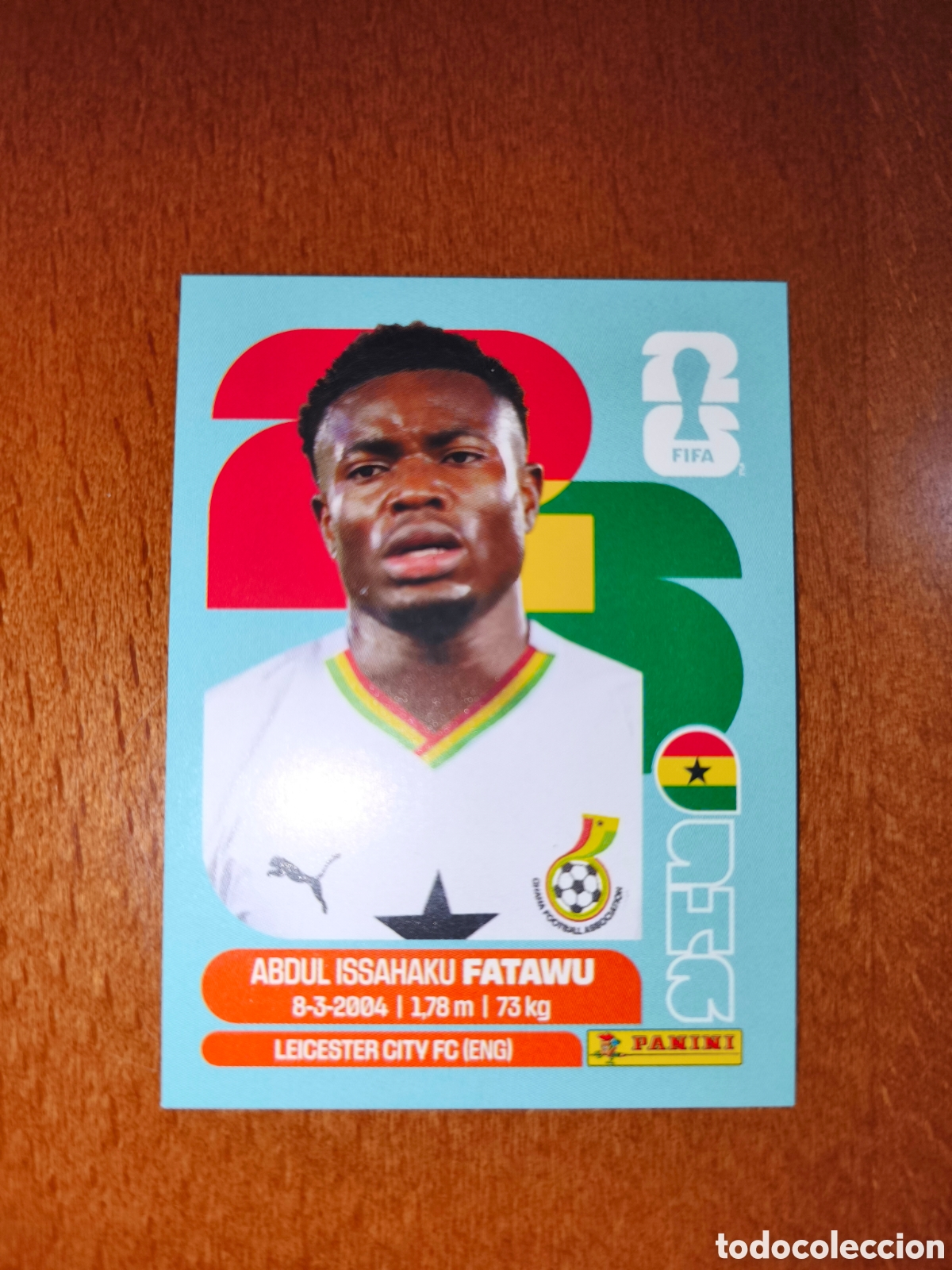 Cromos de Futebol: GHA9 Abdul Issahaku Fatawu GHA 9 Fifa World Cup 2026 Ghana