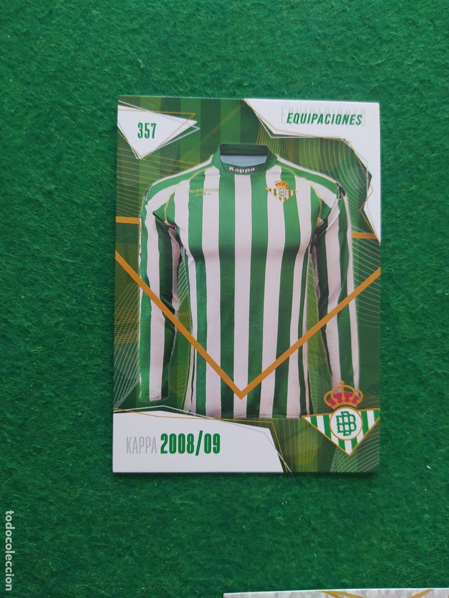 Cromos de Futebol: BETIS CARDS 2025 2026 CAMISETA N&ordm; 357 2008/2009