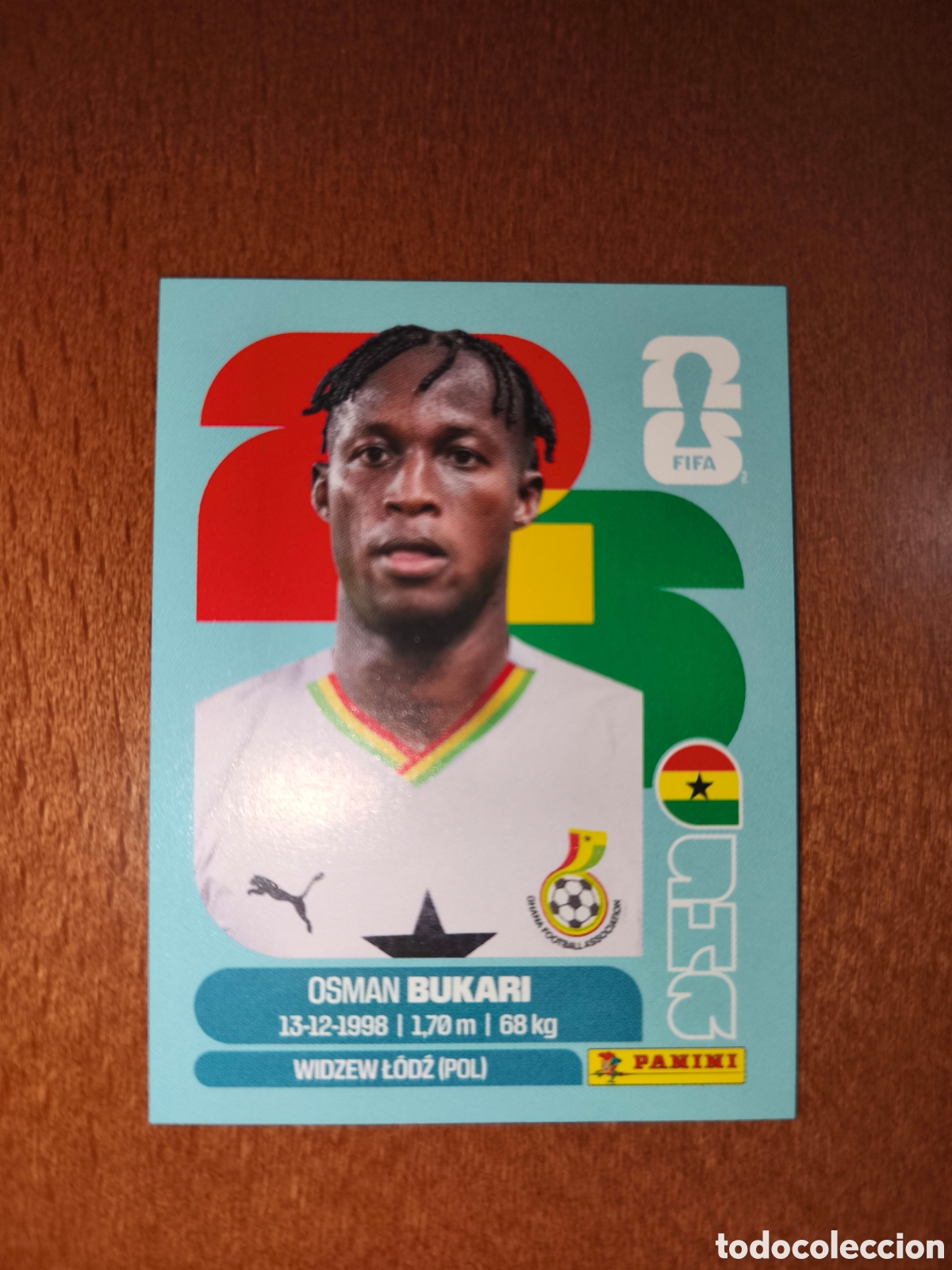 Figurine di Calcio: GHA19 Osman Bukari GHA 19 Fifa World Cup 2026 Ghana