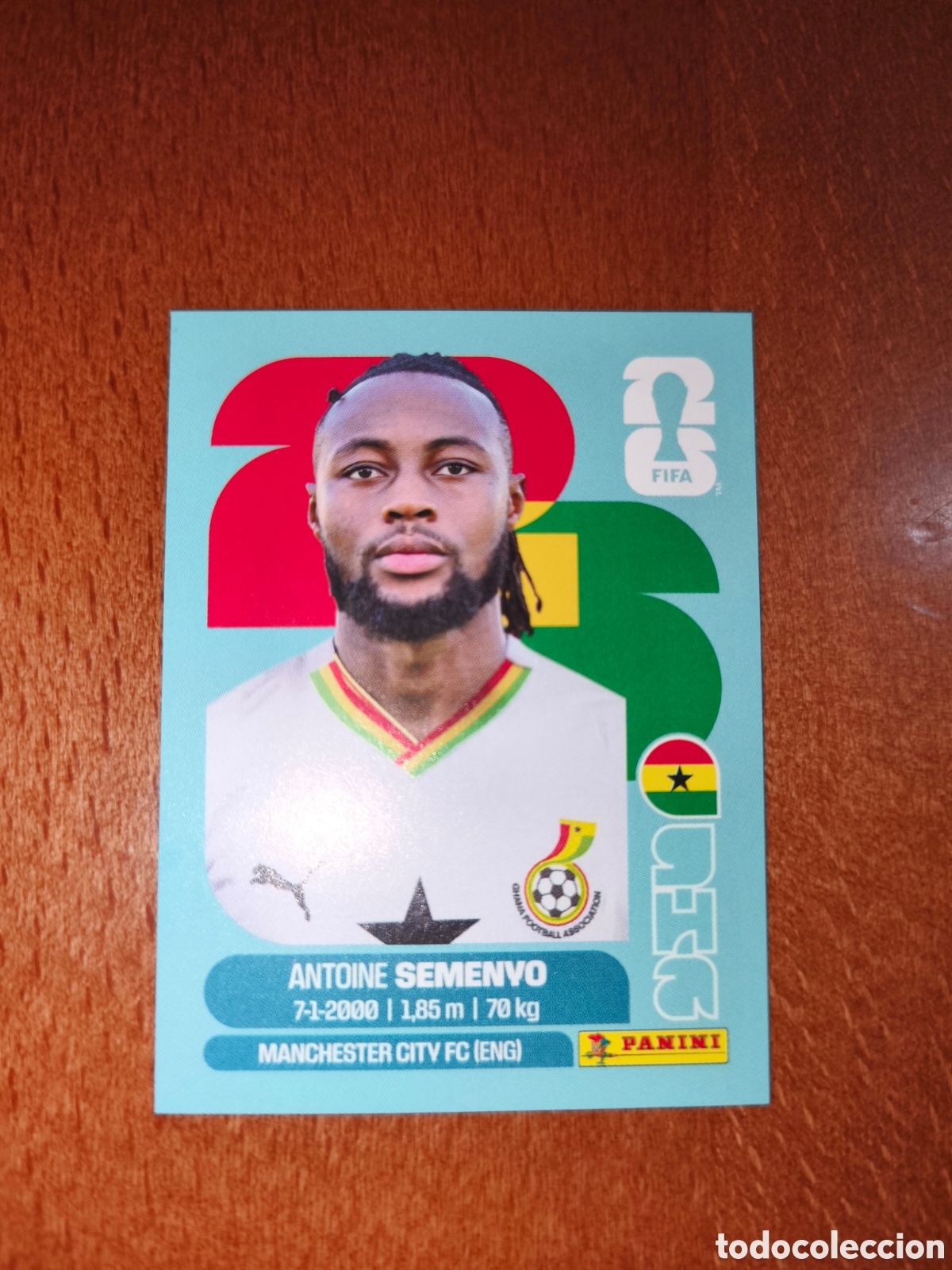 Figurine di Calcio: GHA29 Antoine Semenyo GHA 20 Fifa World Cup 2026 Ghana