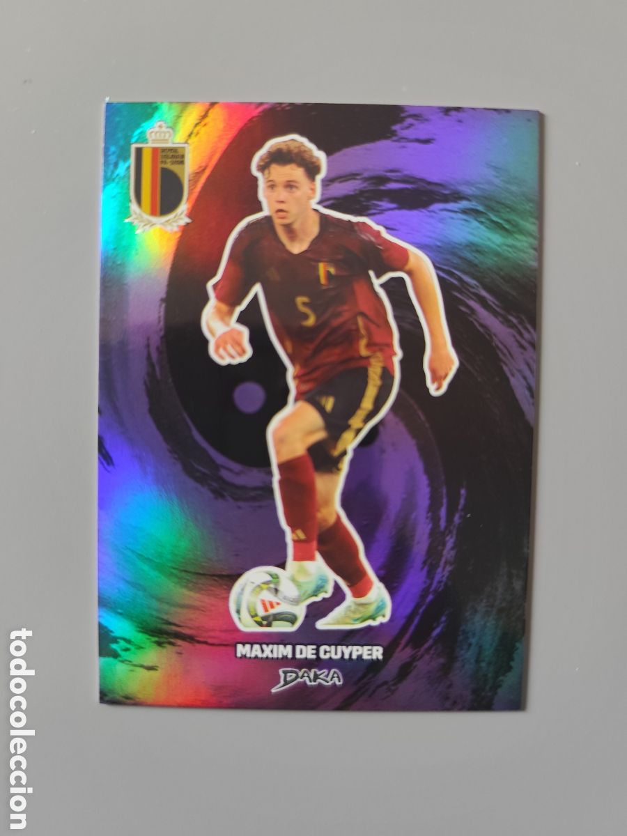 Cromos de F&uacute;tbol: Maxim De Cuyper Numerada