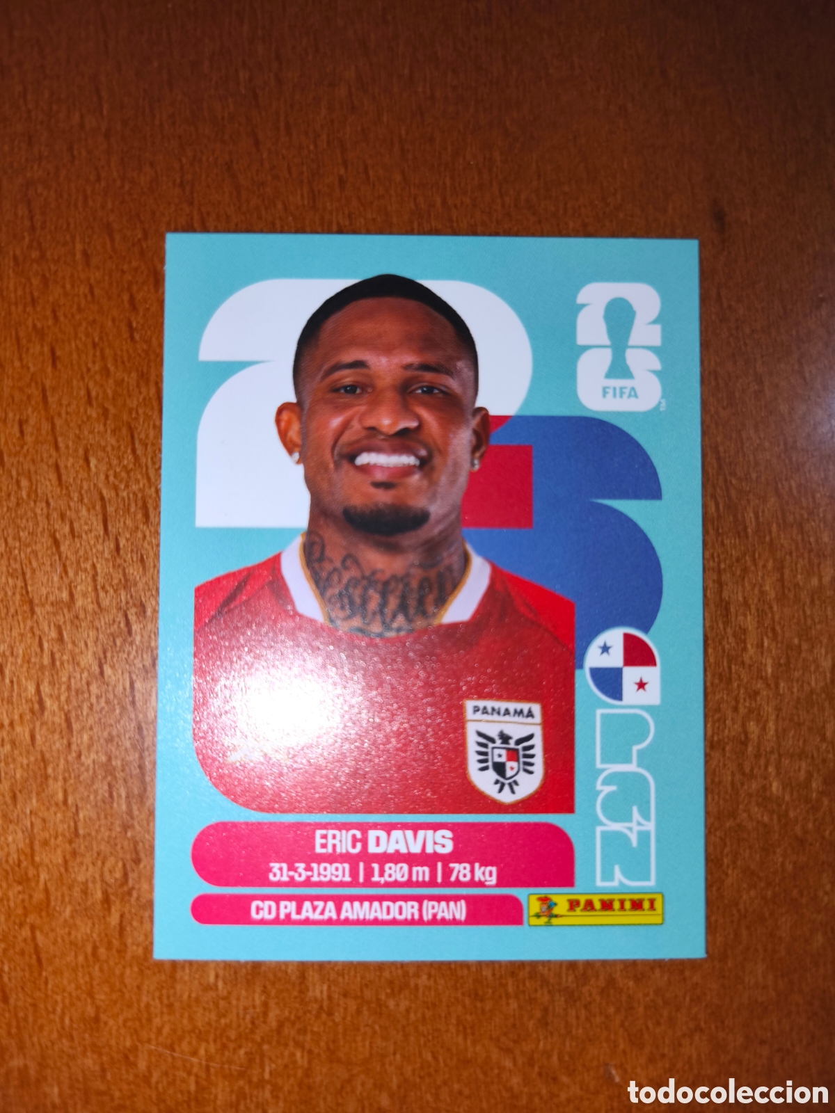 Cromos de F&uacute;tbol: PAN7 Eric Davis PAN 7 Fifa World Cup 2026 Panam&aacute;