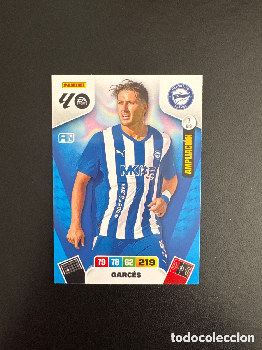 Cromos de F&uacute;tbol: GARC&Eacute;S ALAV&Eacute;S N&Uacute;MERO 7 BIS ADRENALYN 2025 2026