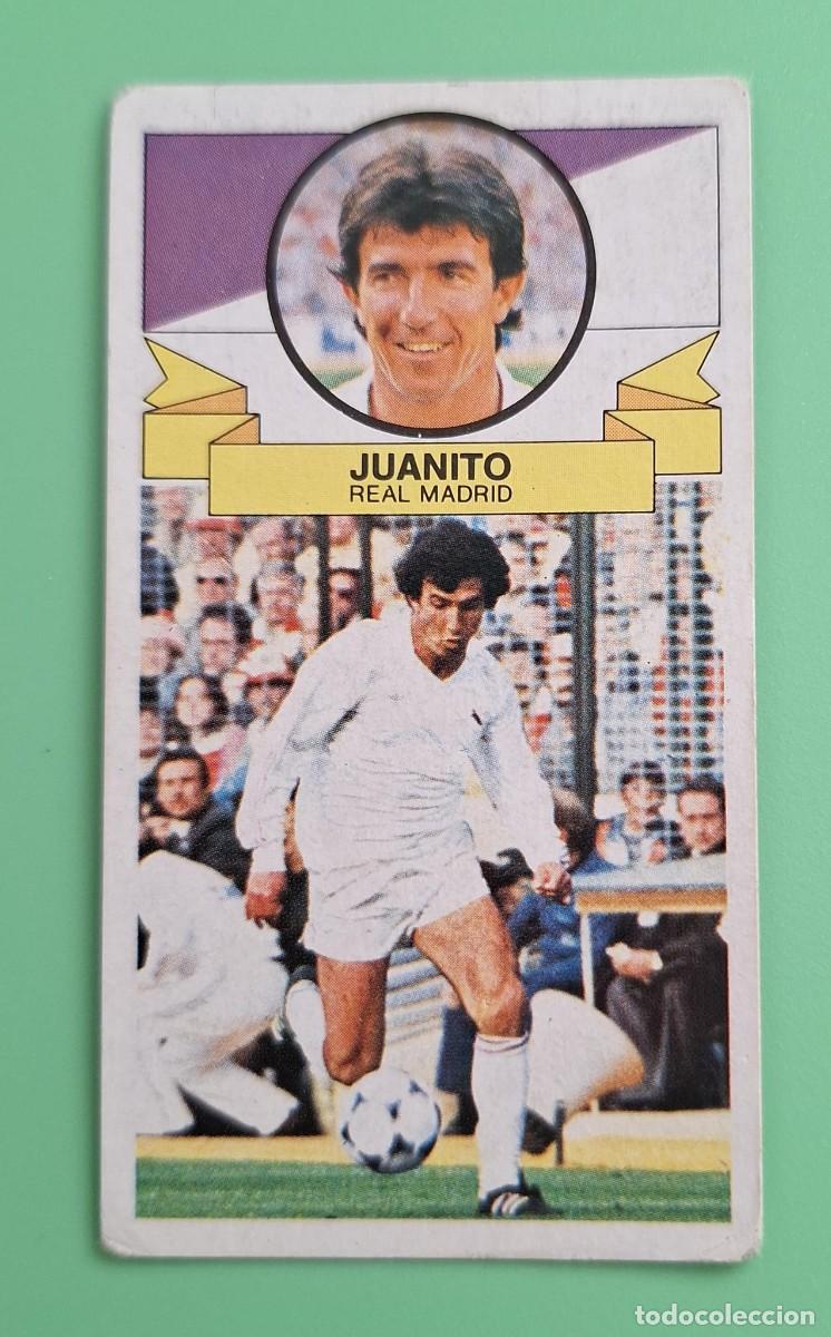 Cromos de F&uacute;tbol: CROMO DE FUTBOL LIGA ESTE JUANITO REAL MADRID SIN PUBLICIDAD NUNCA PEGADO SIN PEGAR 85 86 1985 1986
