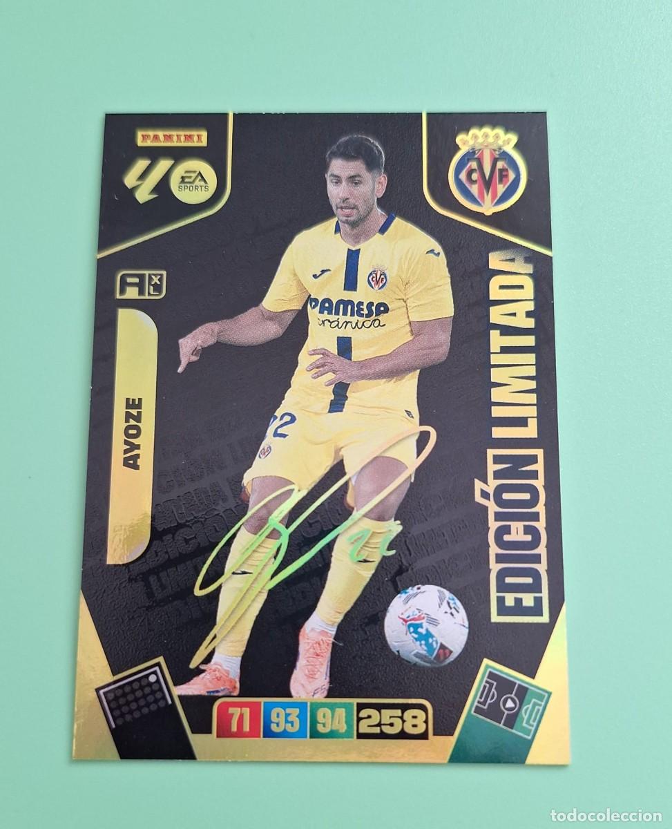 Cromos de F&uacute;tbol: CROMO DE FUTBOL ADRENALYN XL AYOZE EDICI&Oacute;N LIMITADA FIRMADA 25 26 2025 2026